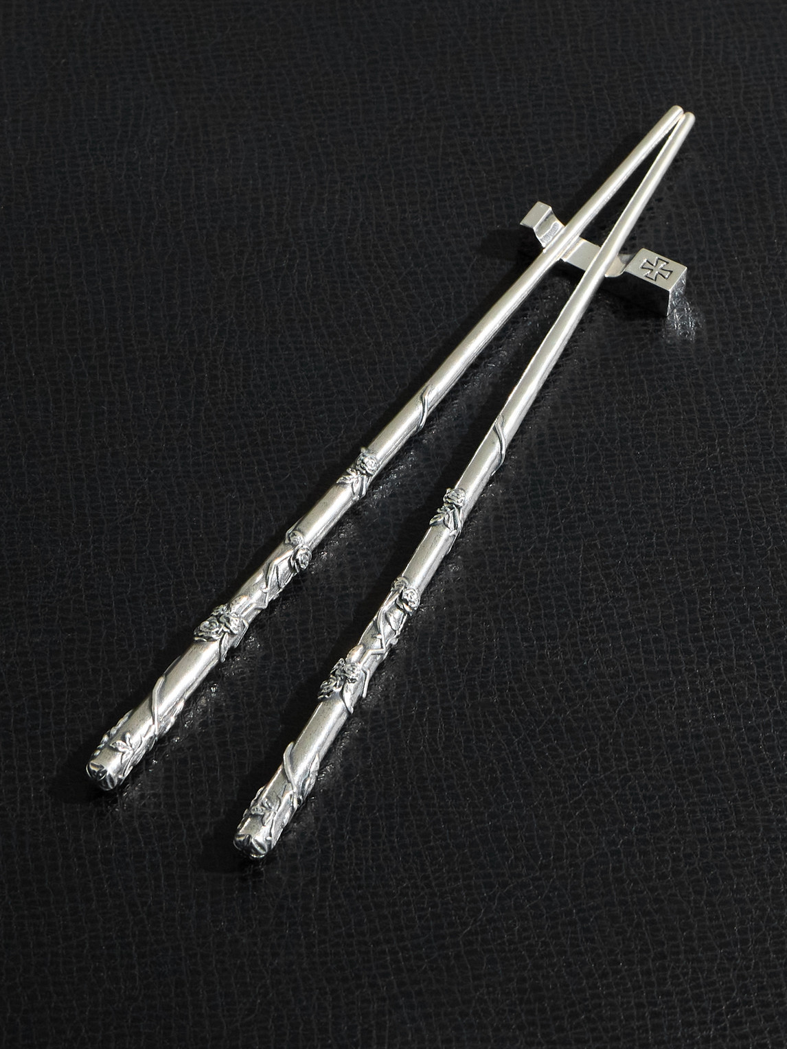 Enfants Riches Déprimés Engraved Silver Chopsticks and Hashioki - Men