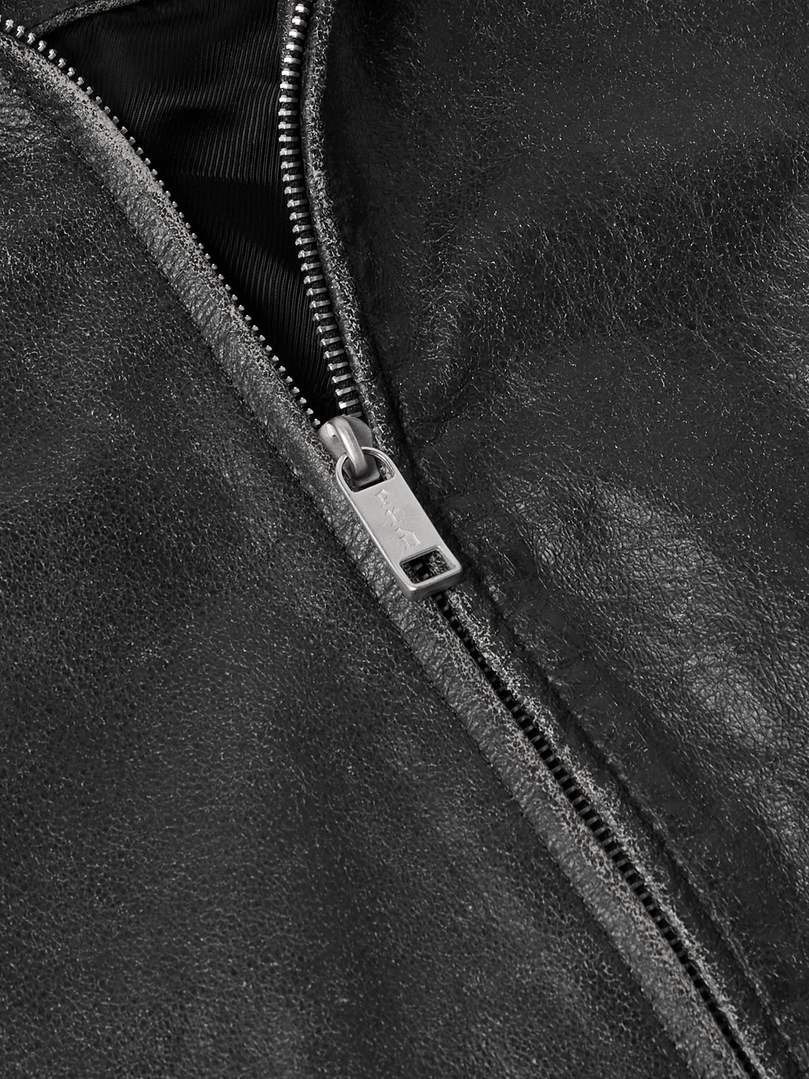 Shop Enfants Riches Deprimes Pianist Distressed Leather Jacket In Black