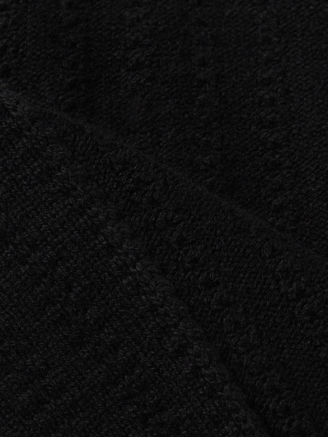 Enfants Riches Deprimes Cable-knit Cashmere Cardigan In Black