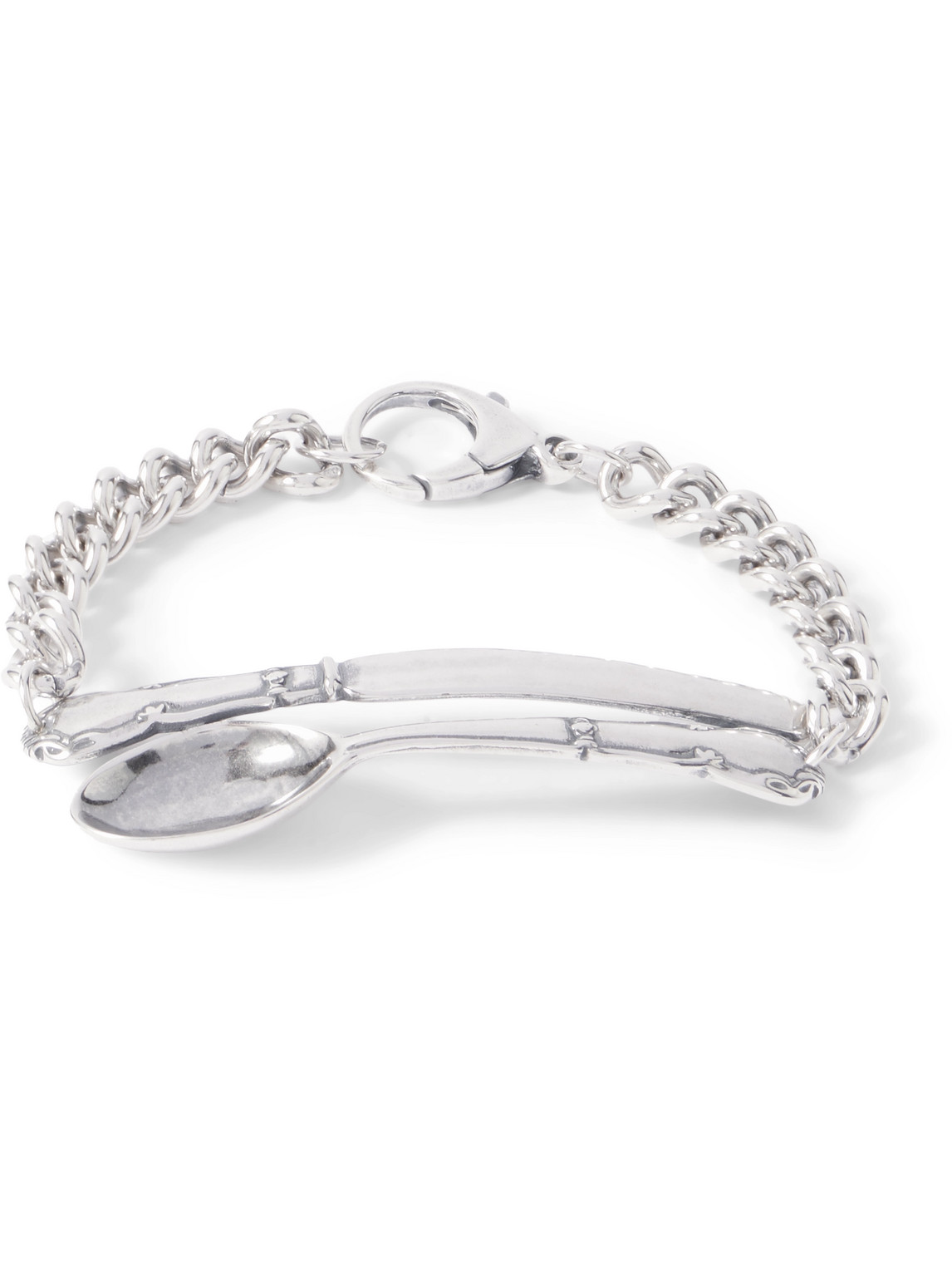 Enfants Riches Deprimes Spoon And Knife Silver Bracelet