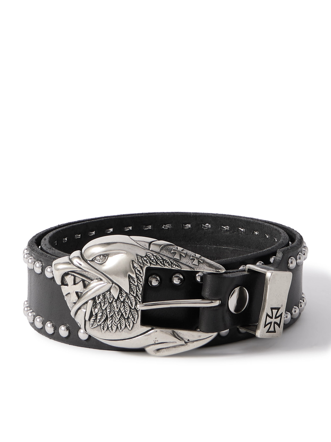 Enfants Riches Deprimes Studded Leather Belt In Black