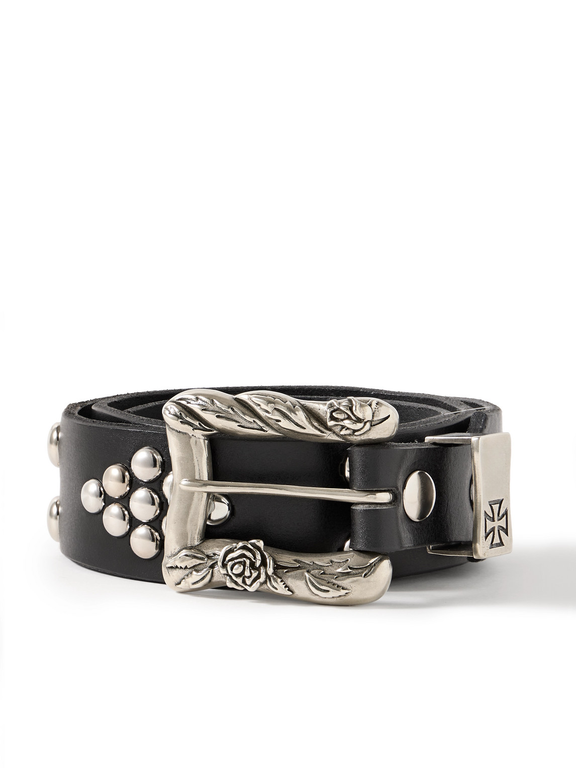 Enfants Riches Deprimes 4cm Studded Leather Belt In Black