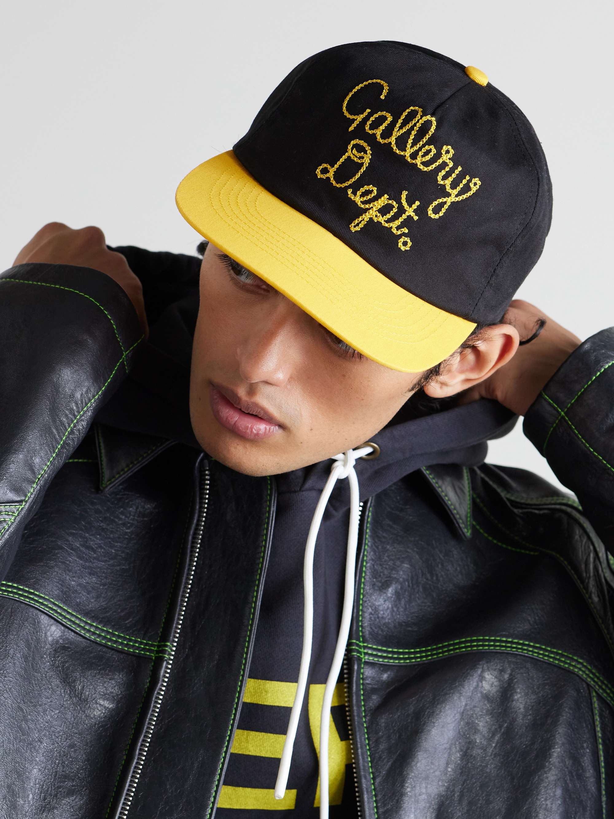 GALLERY DEPT. Logo-Print Canvas and Mesh Trucker Cap for Men