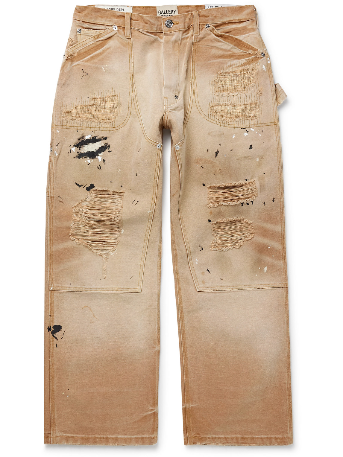 Branko Carpenter Straight-Leg Distressed Jeans