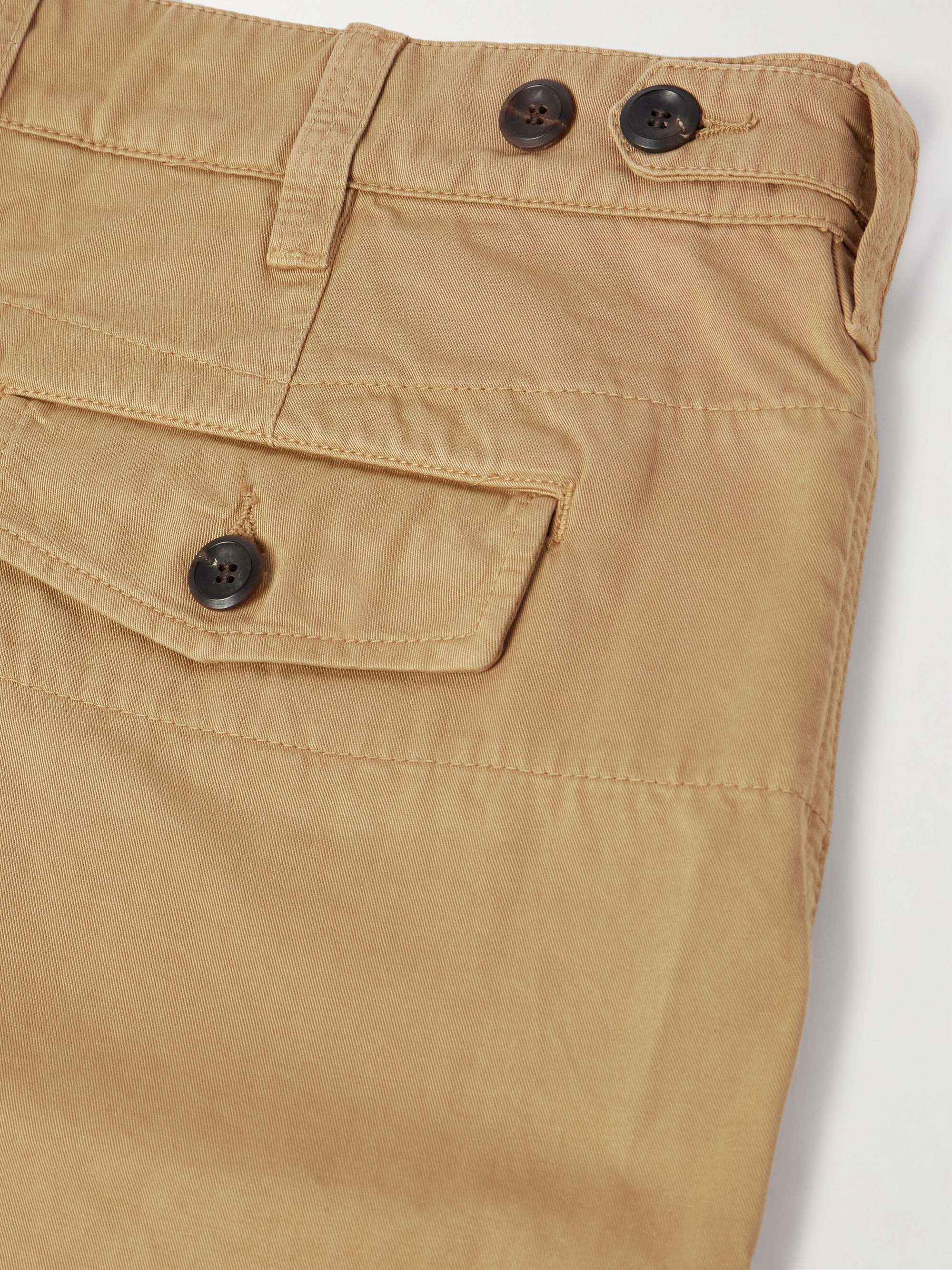 Ecru Heavy Cotton Twill Games Trousers – Drakes