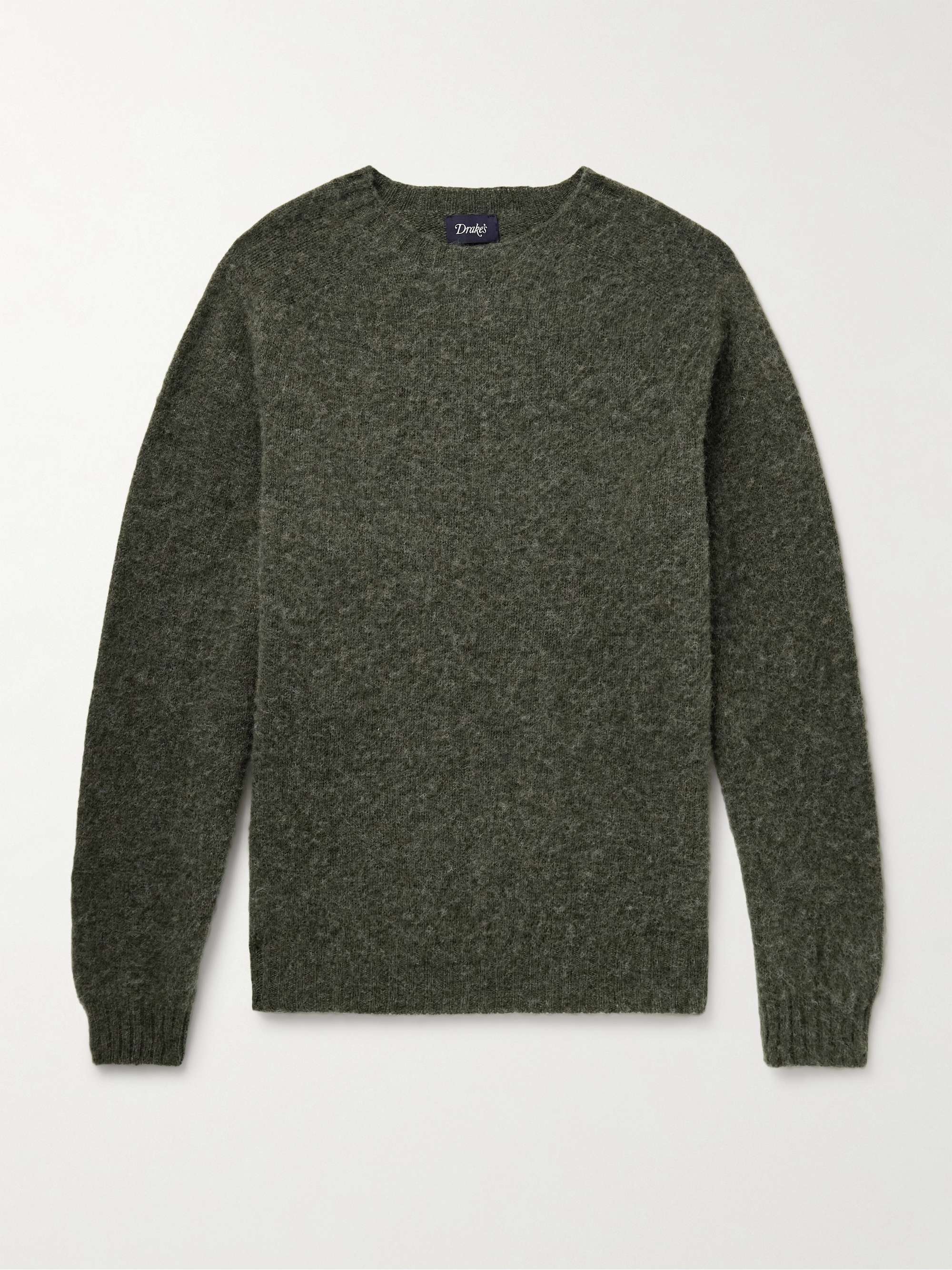 DRAKE'S Brushed Shetland Wool Sweater for Men | MR PORTER DRAKE'S Brushed Shetland Wool Sweater for Men | MR PORTER