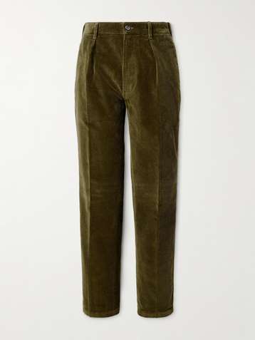 Drake's by A. Levine Black Cotton Games Trousers – Drakes US