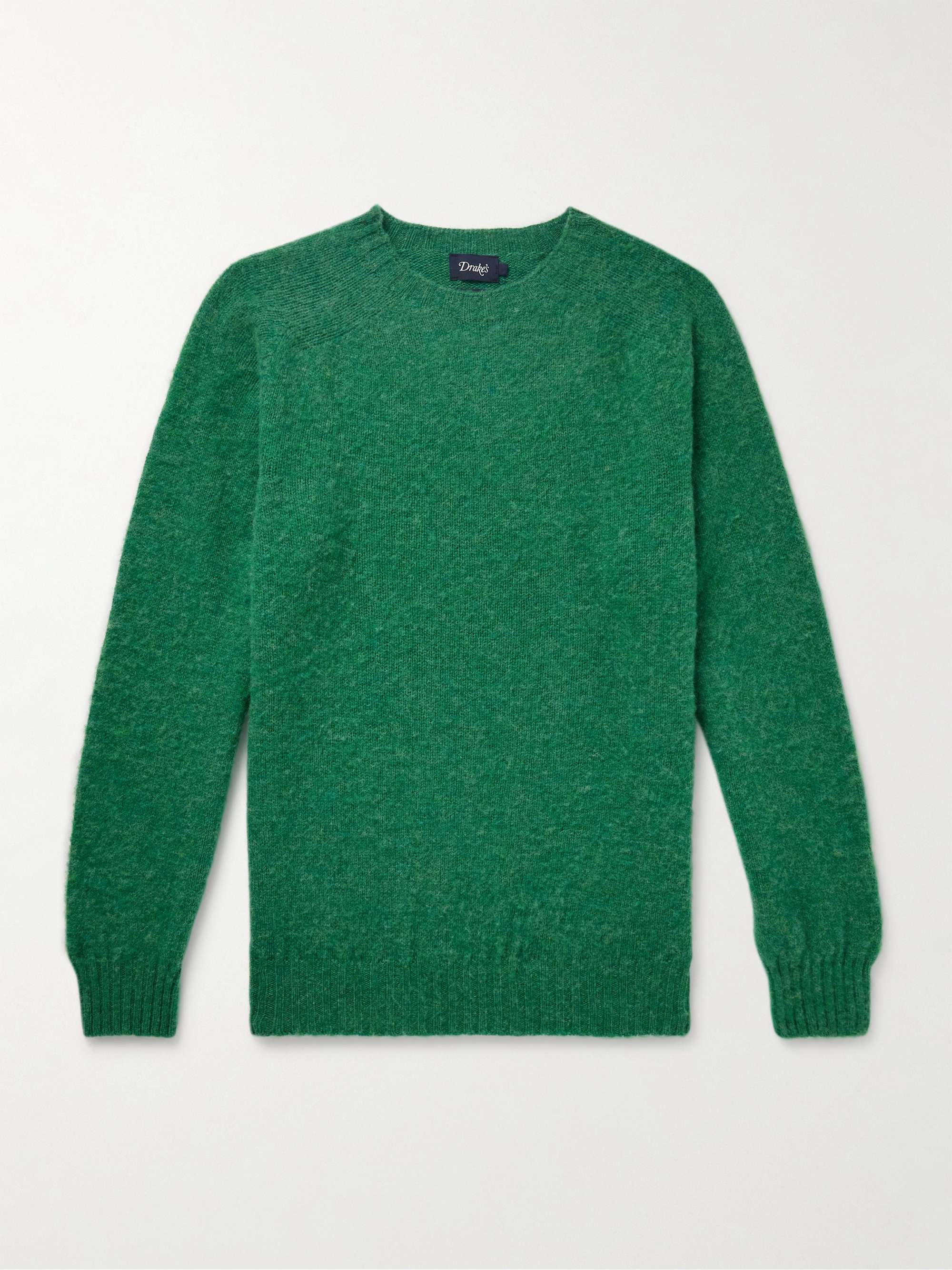 DRAKE'S Brushed Shetland Wool Sweater for Men | MR PORTER