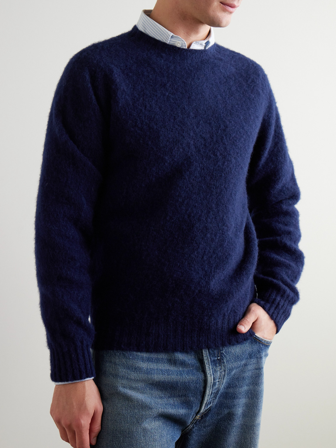 Brushed Shetland Sweater