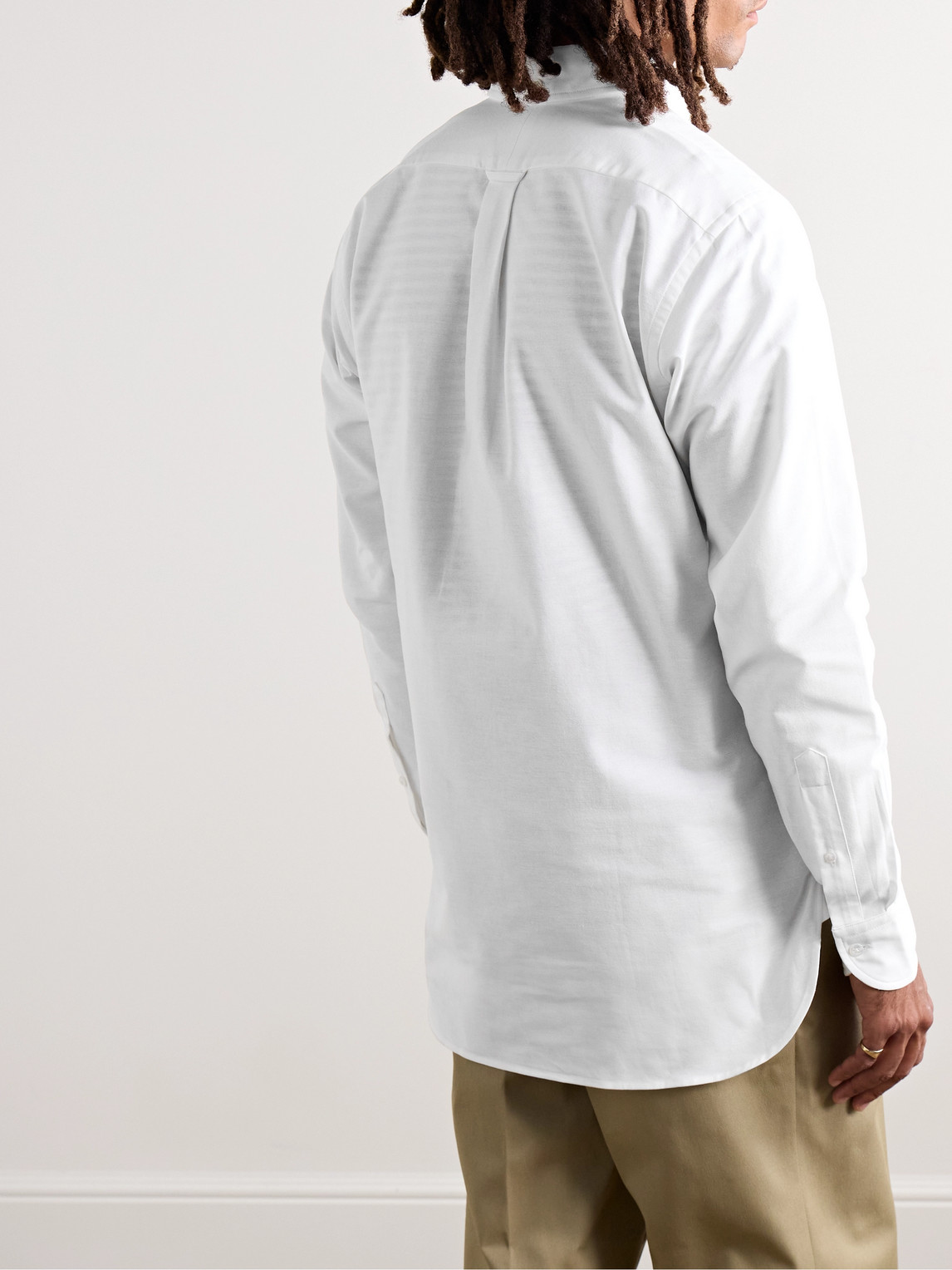 Slim-Fit Button-Down Collar Cotton Oxford Shirt