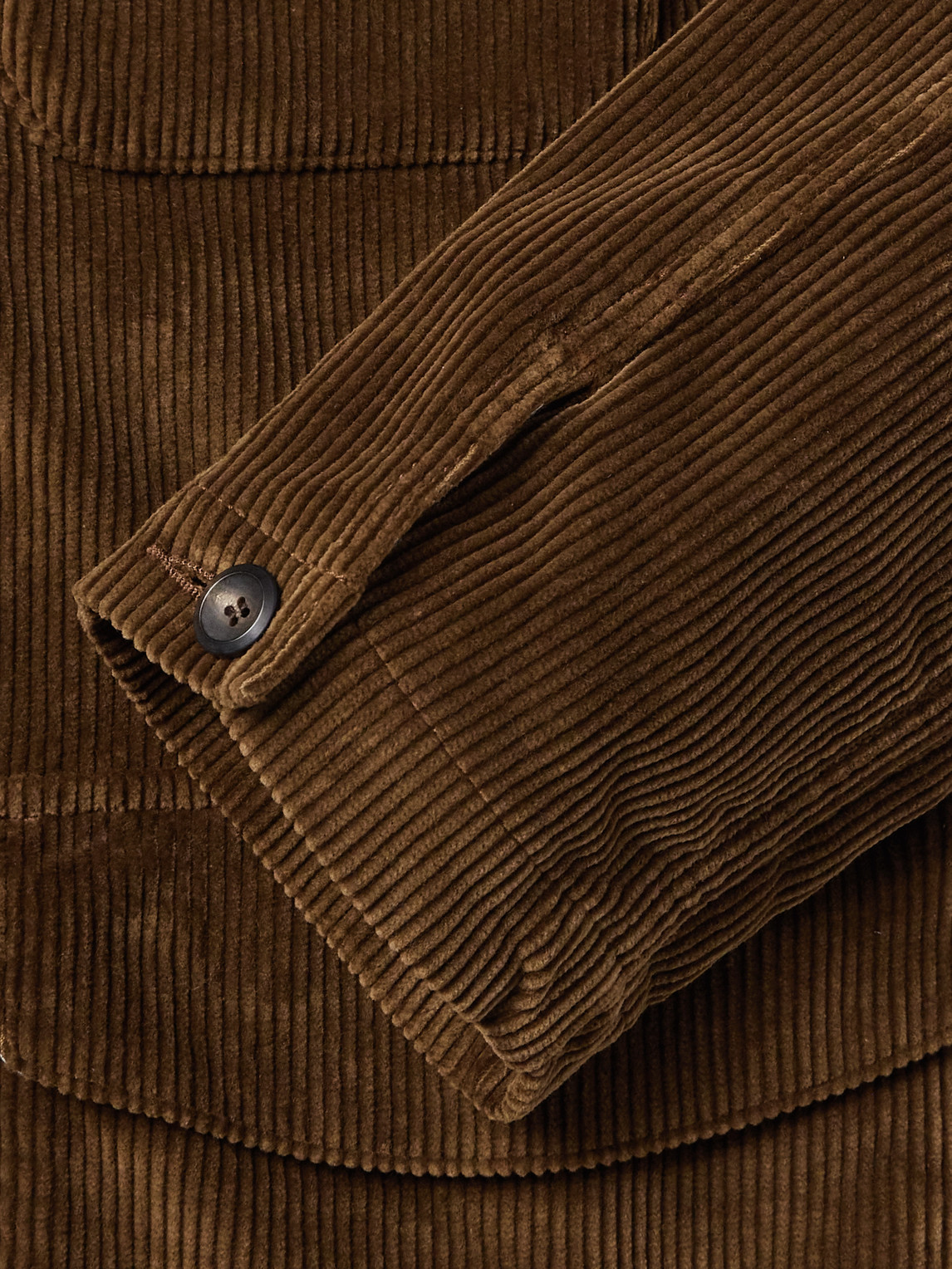 DRAKE'S COTTON-CORDUROY CHORE JACKET