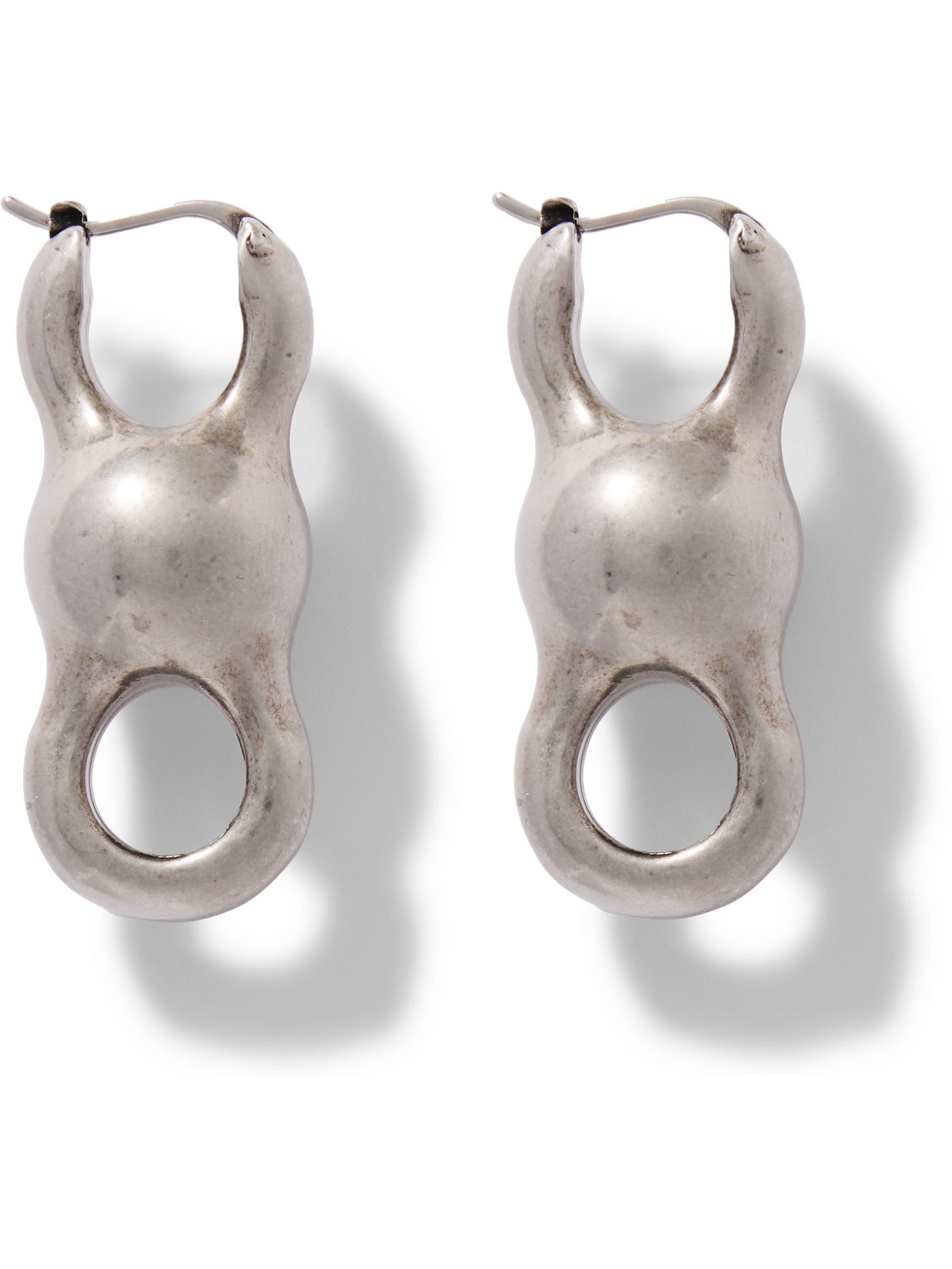 Acne Studios Agoflus Ball Silver-tone Earrings