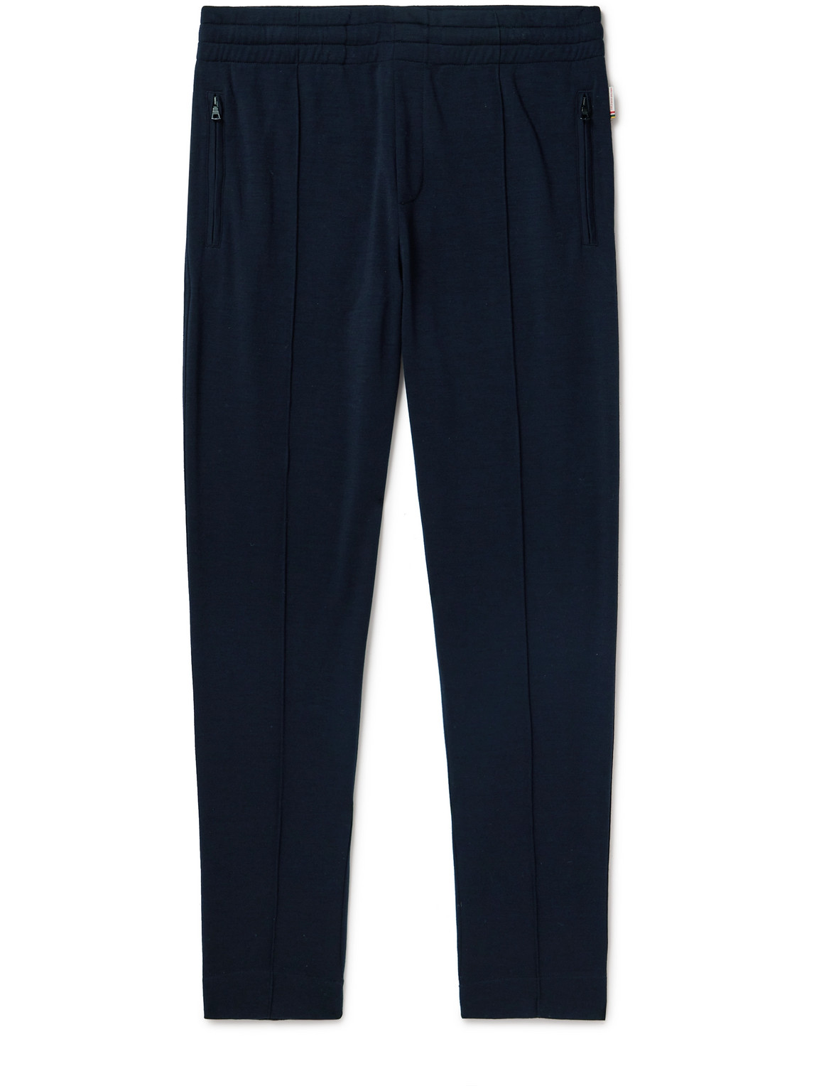 Orlebar Brown Struma Tapered Merino Wool Trousers In Blue