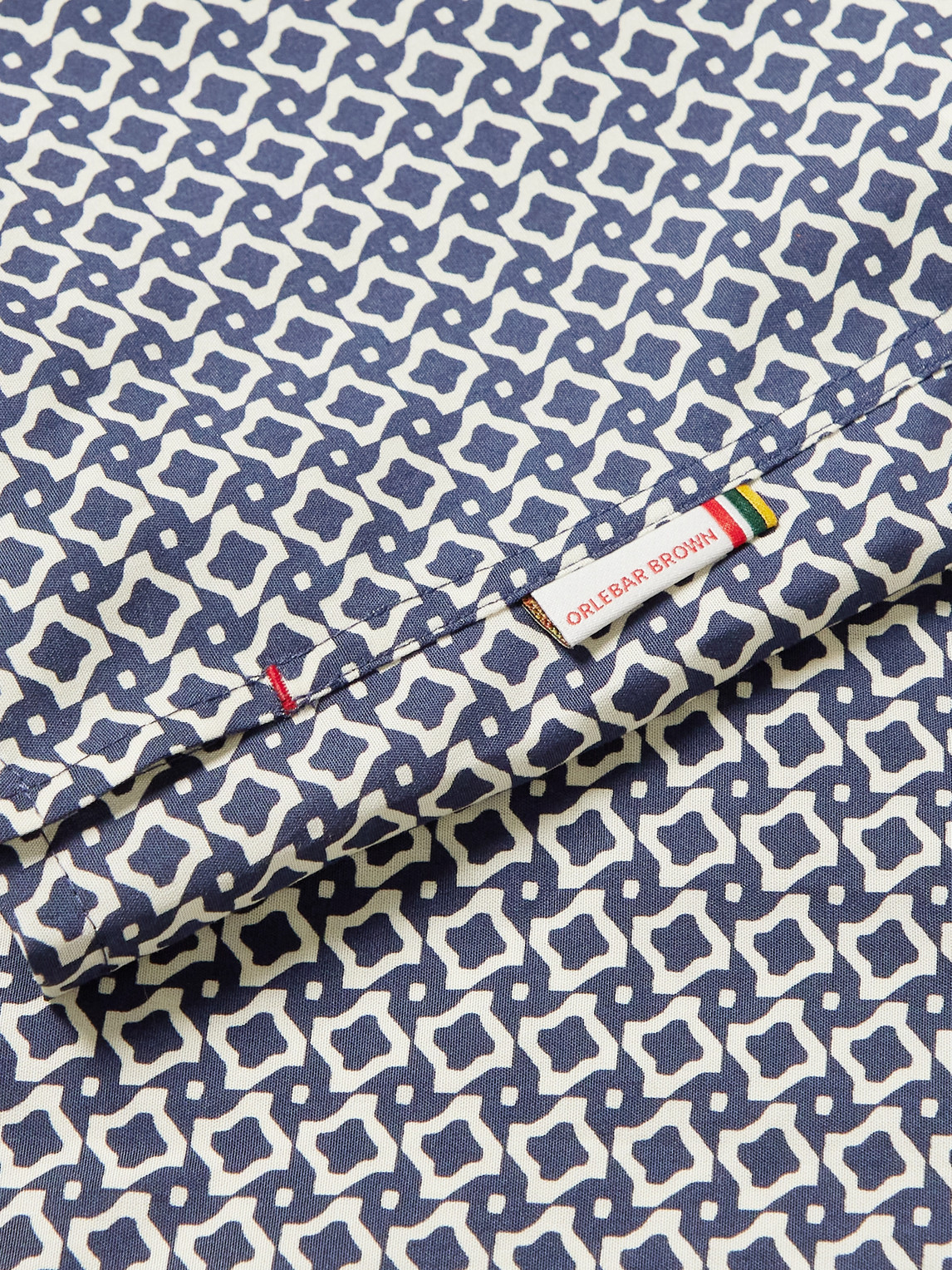 Orlebar Brown "travis Seglas" Shirt In Blue