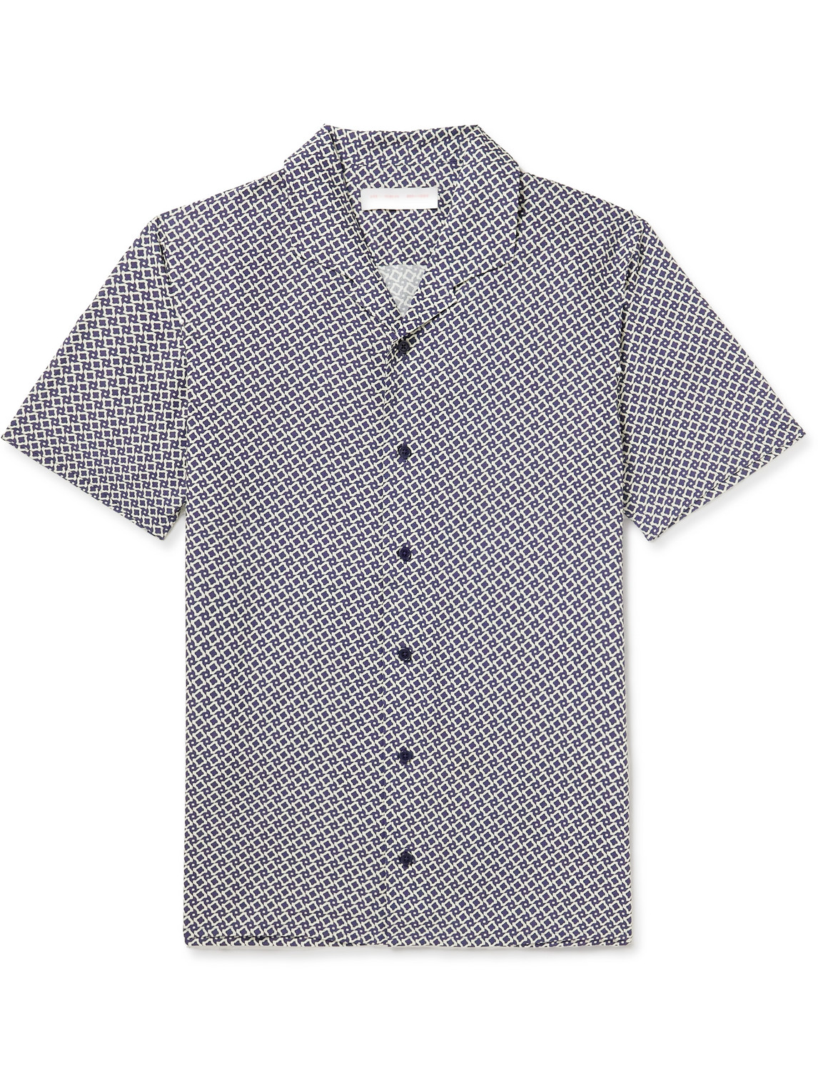 Orlebar Brown "travis Seglas" Shirt In Blue