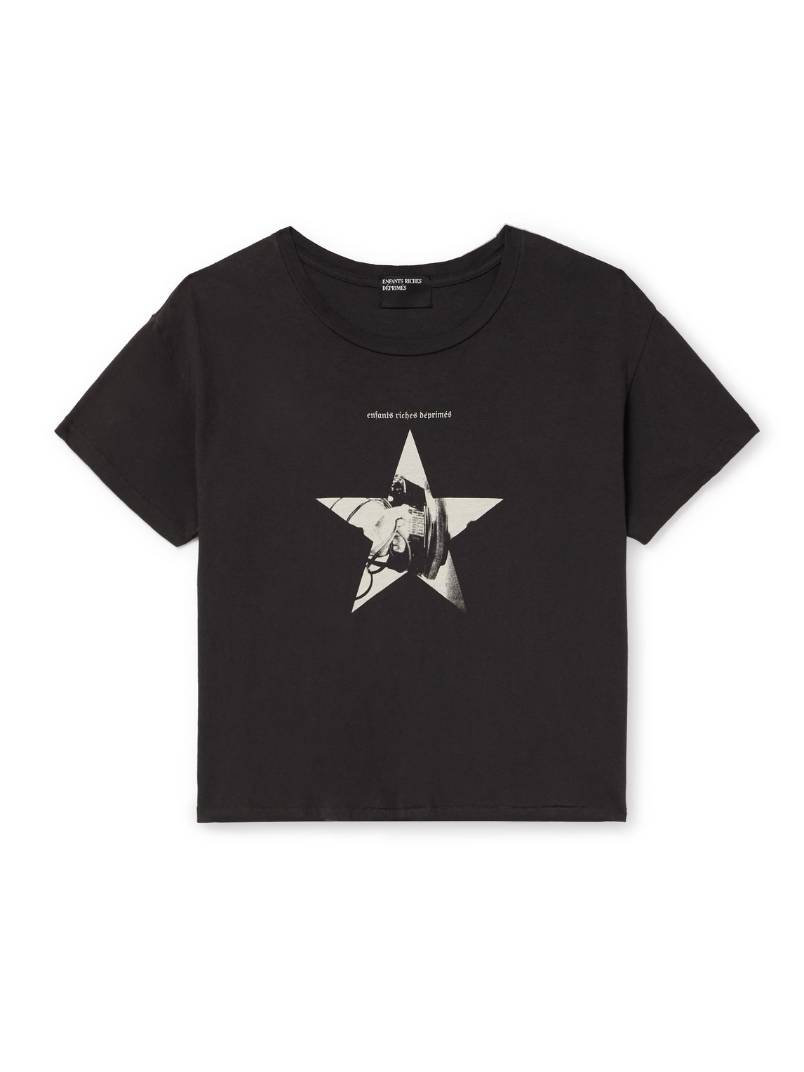 Enfants Riches Deprimes Printed Cotton-jersey T-shirt In Black
