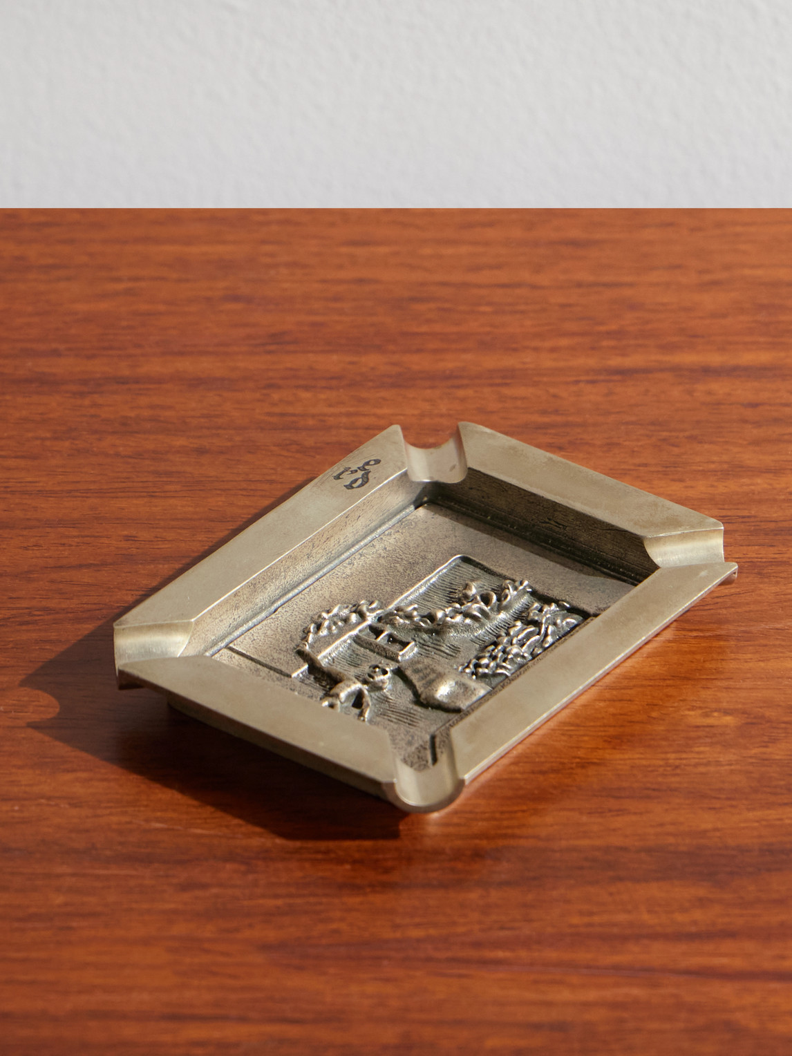 Enfants Riches Déprimés Minutemen Engraved Silver-Plated Ashtray - Men