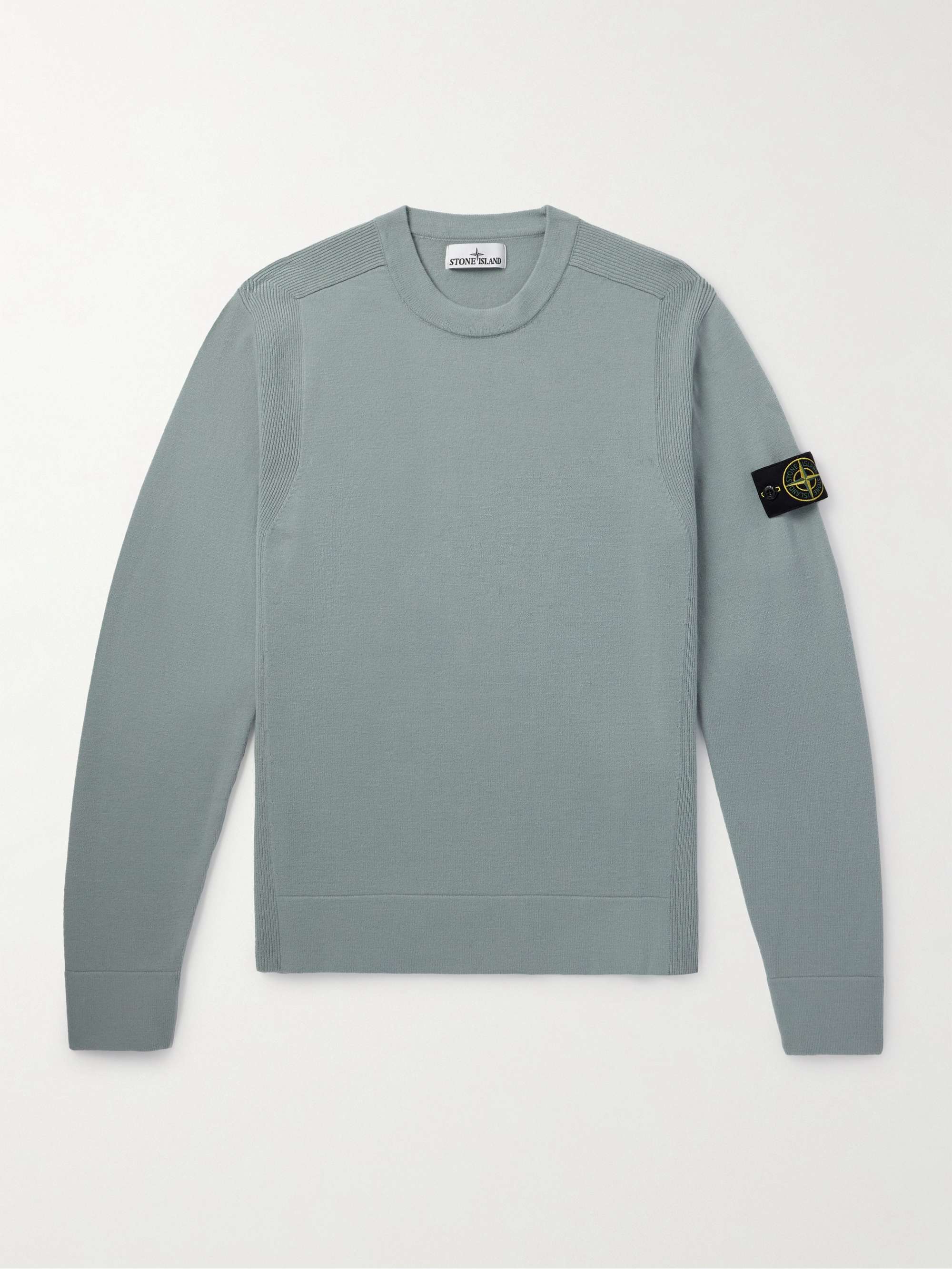 Stone island sweatshirt grey mens on sale