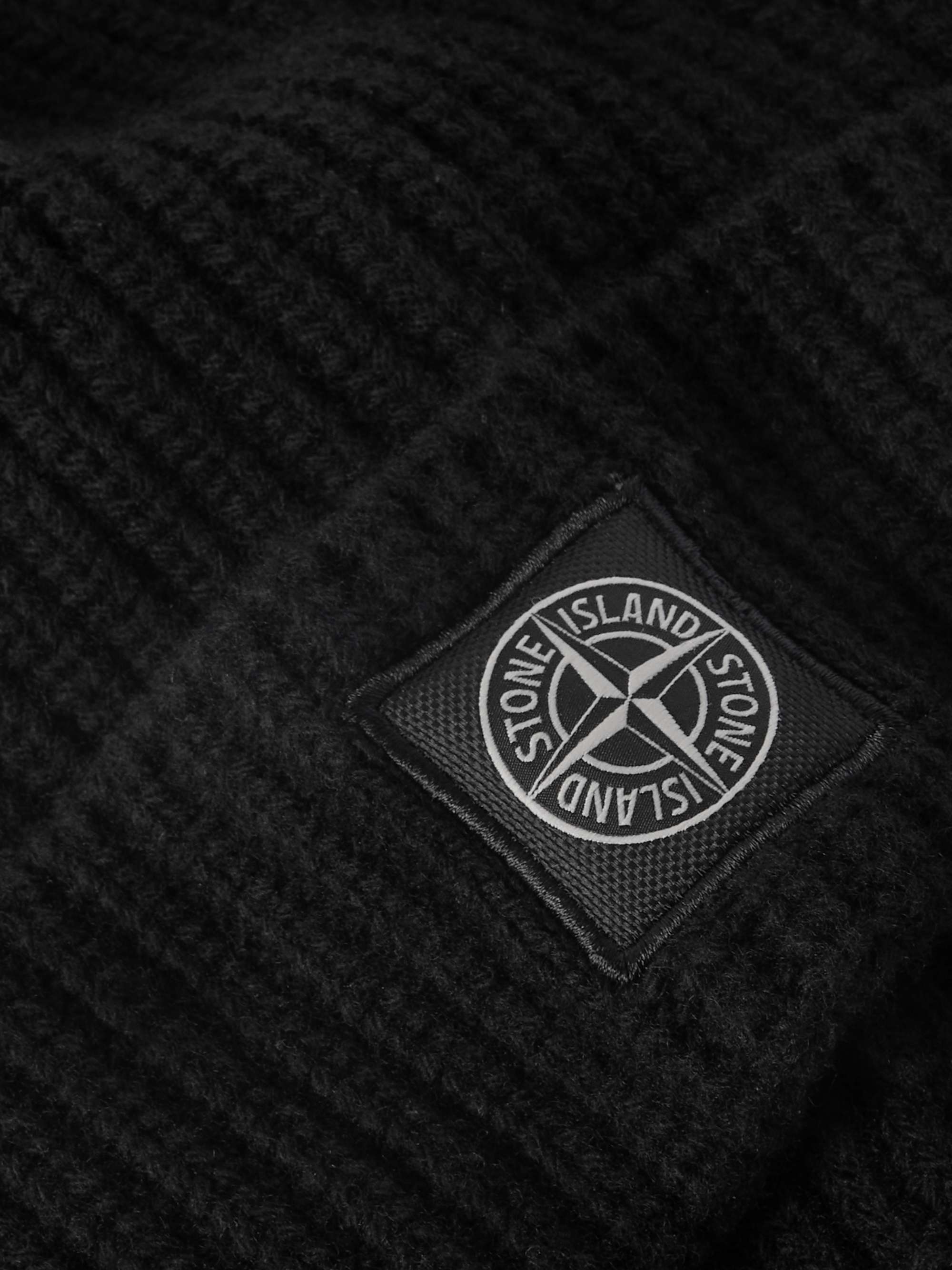 Stone island beanie black shop