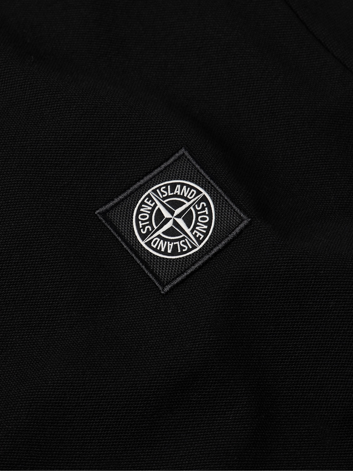 Stone Island Polo Shirt In Black