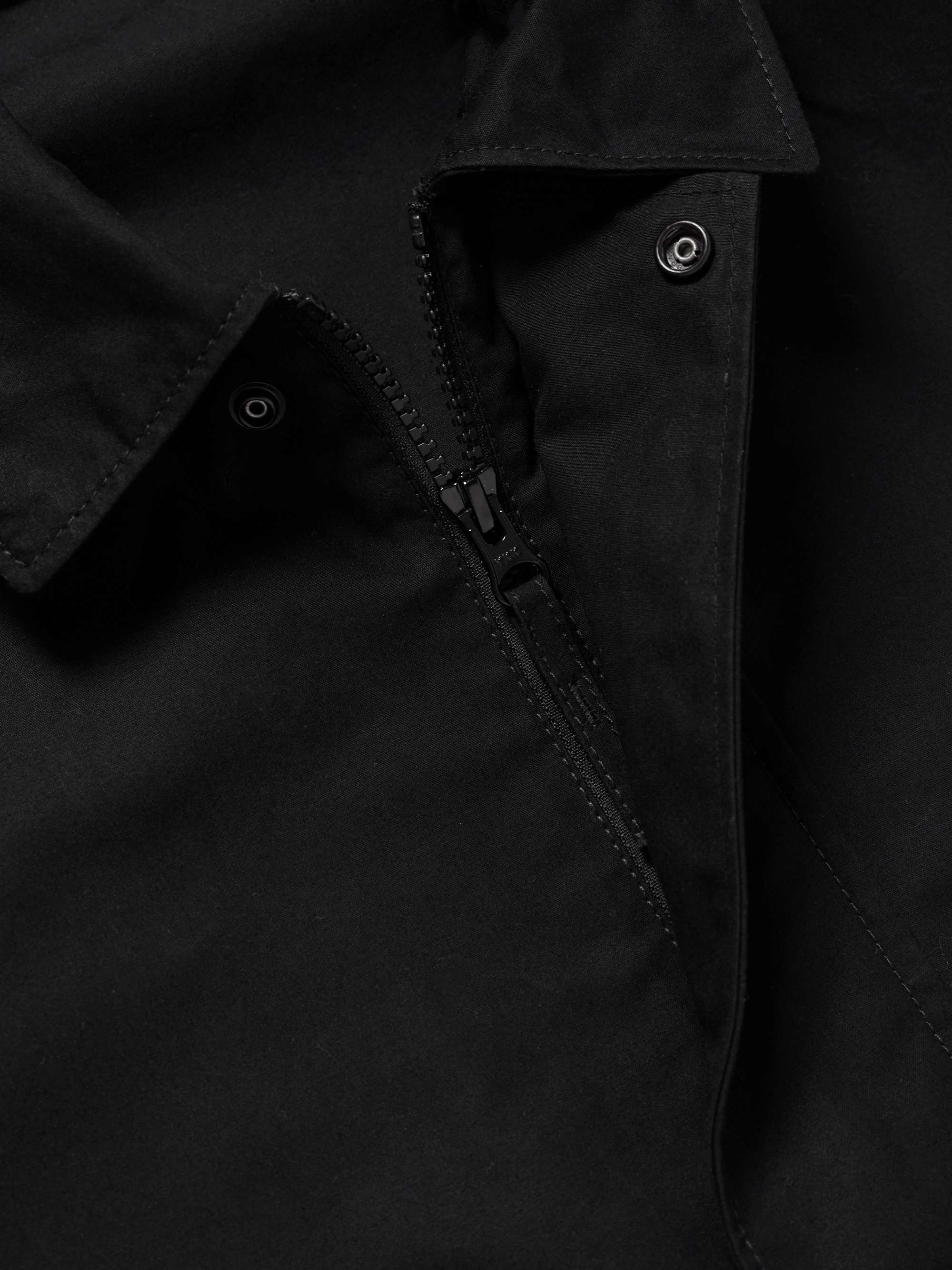 STONE ISLAND Ghost Logo-Appliquéd Cotton Overshirt for Men STONE ISLAND Ghost Logo-Appliquéd Cotton Overshirt for Men