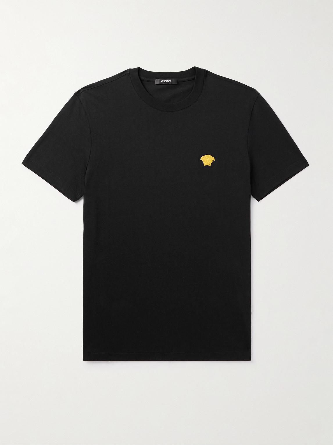 Slim-Fit Logo-Embroidered Cotton-Jersey T-Shirt