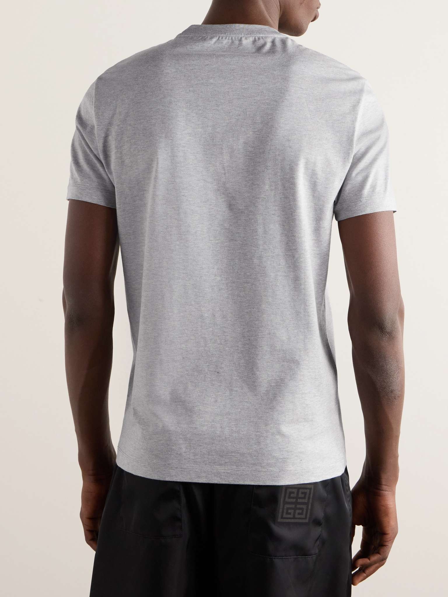 VERSACE Slim-Fit Logo-Print Cotton-Jersey T-Shirt for Men | MR PORTER