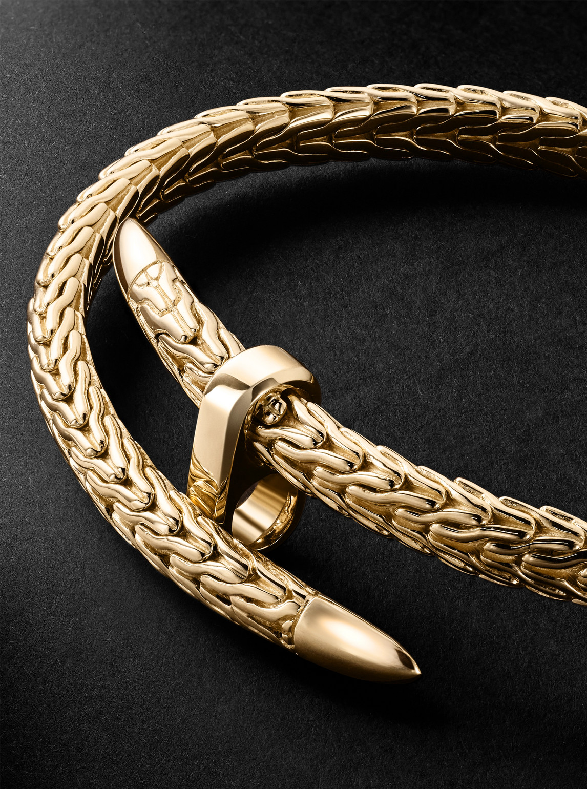 JOHN HARDY SPEAR GOLD CUFF
