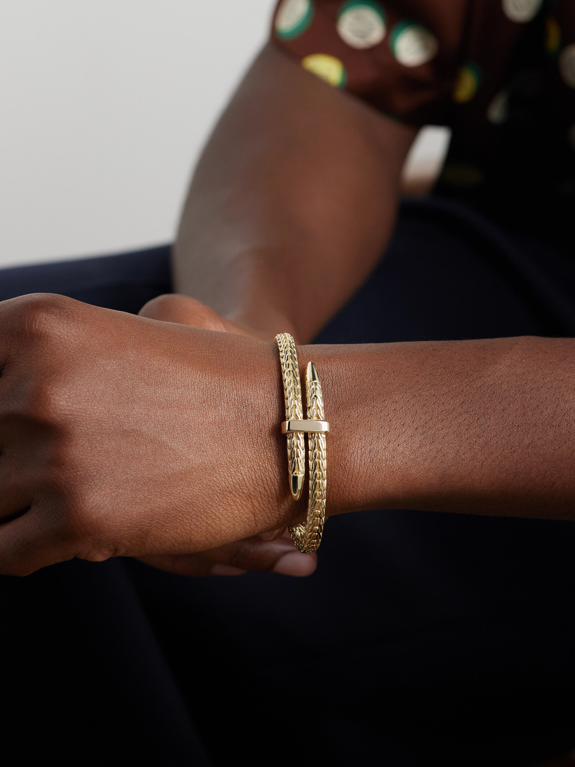 JOHN HARDY SPEAR GOLD CUFF