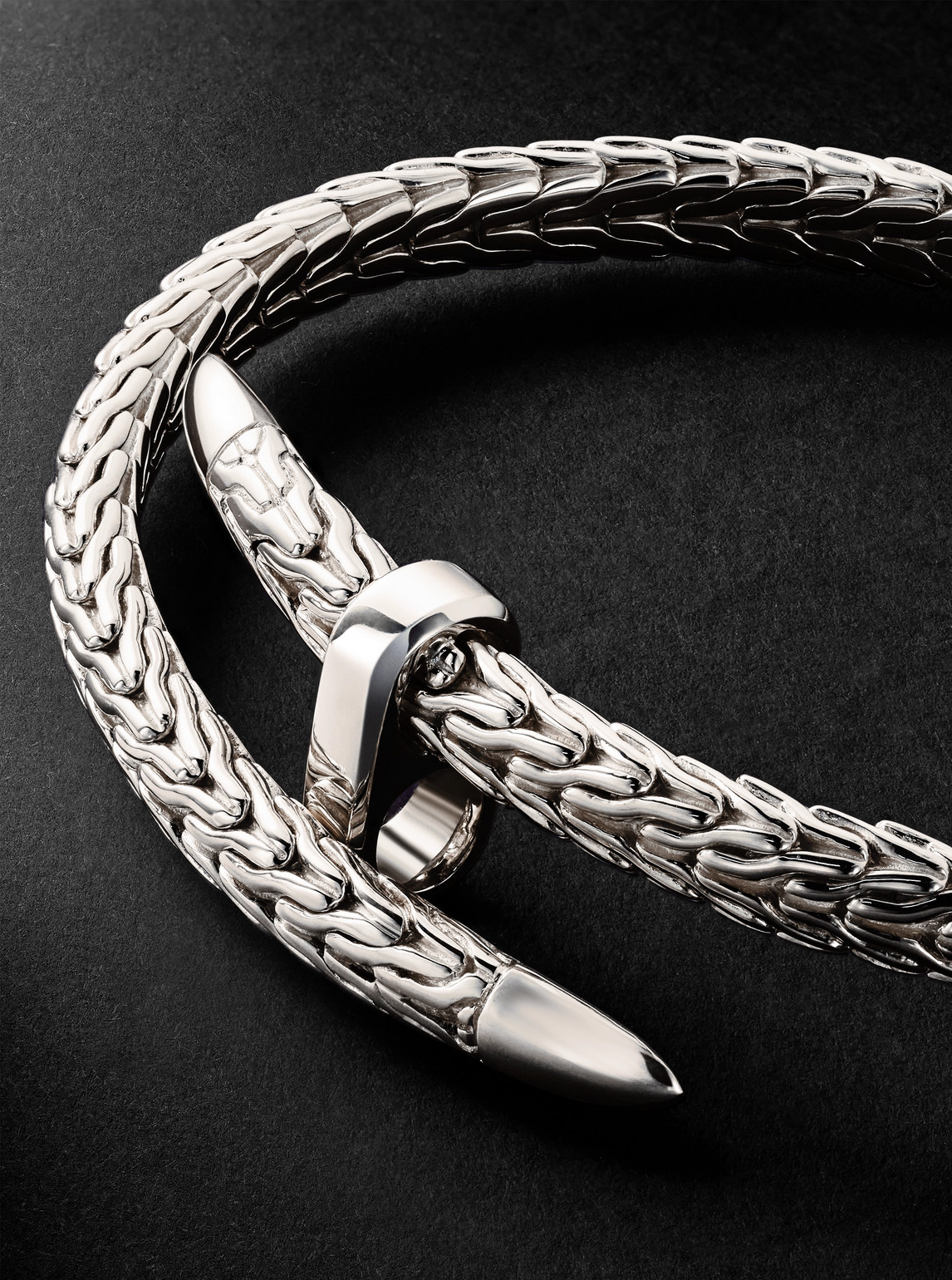 John Hardy Spear Sterling Silver Cuff In Silver