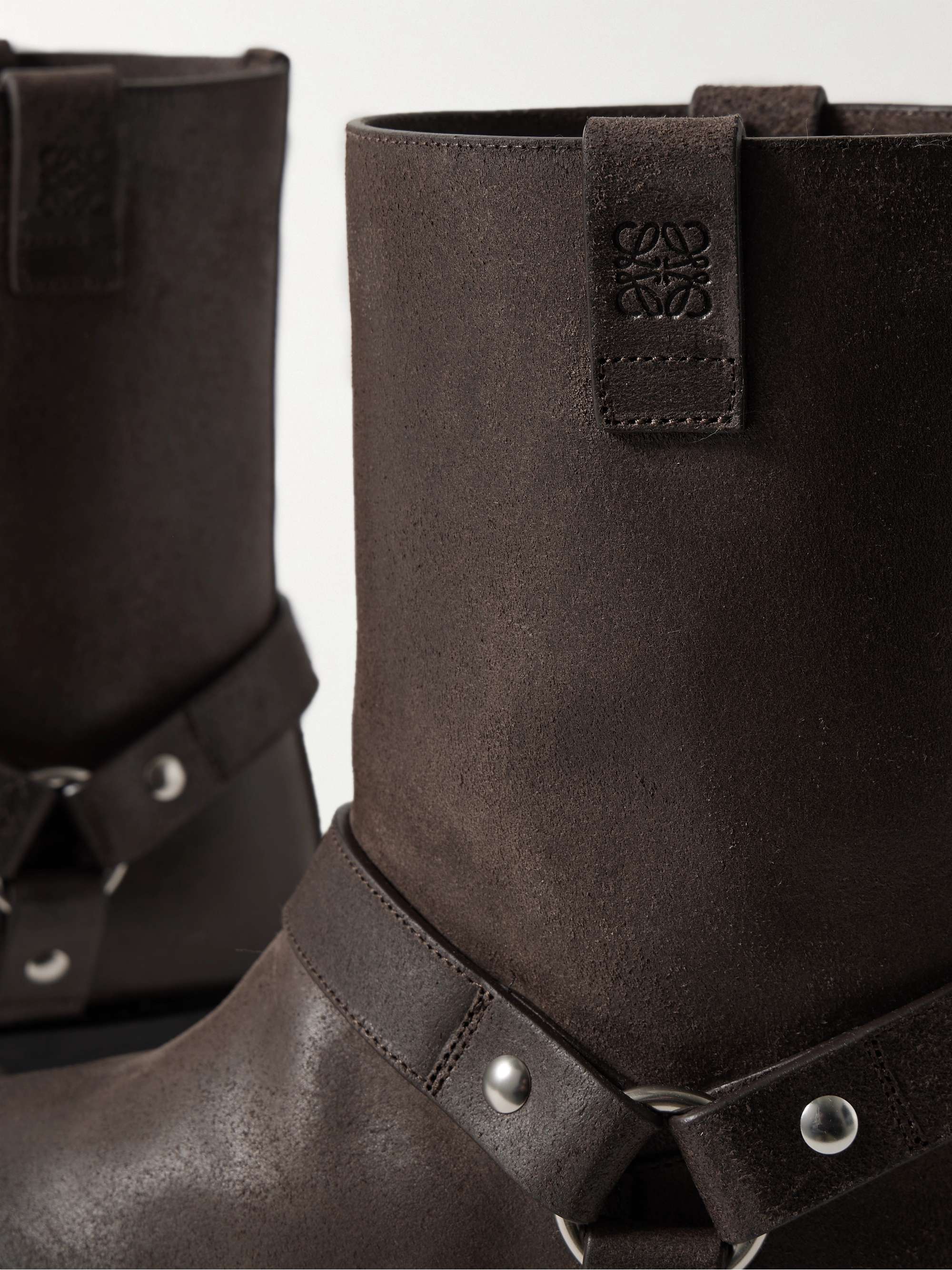LOEWE Campo レザーブーツ 装飾付き | ミスターポーター