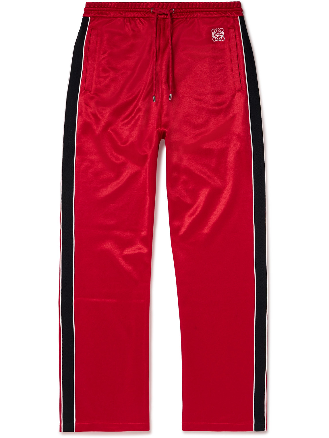 Loewe Tracksuit In Technical Jersey Trousers Red In Red