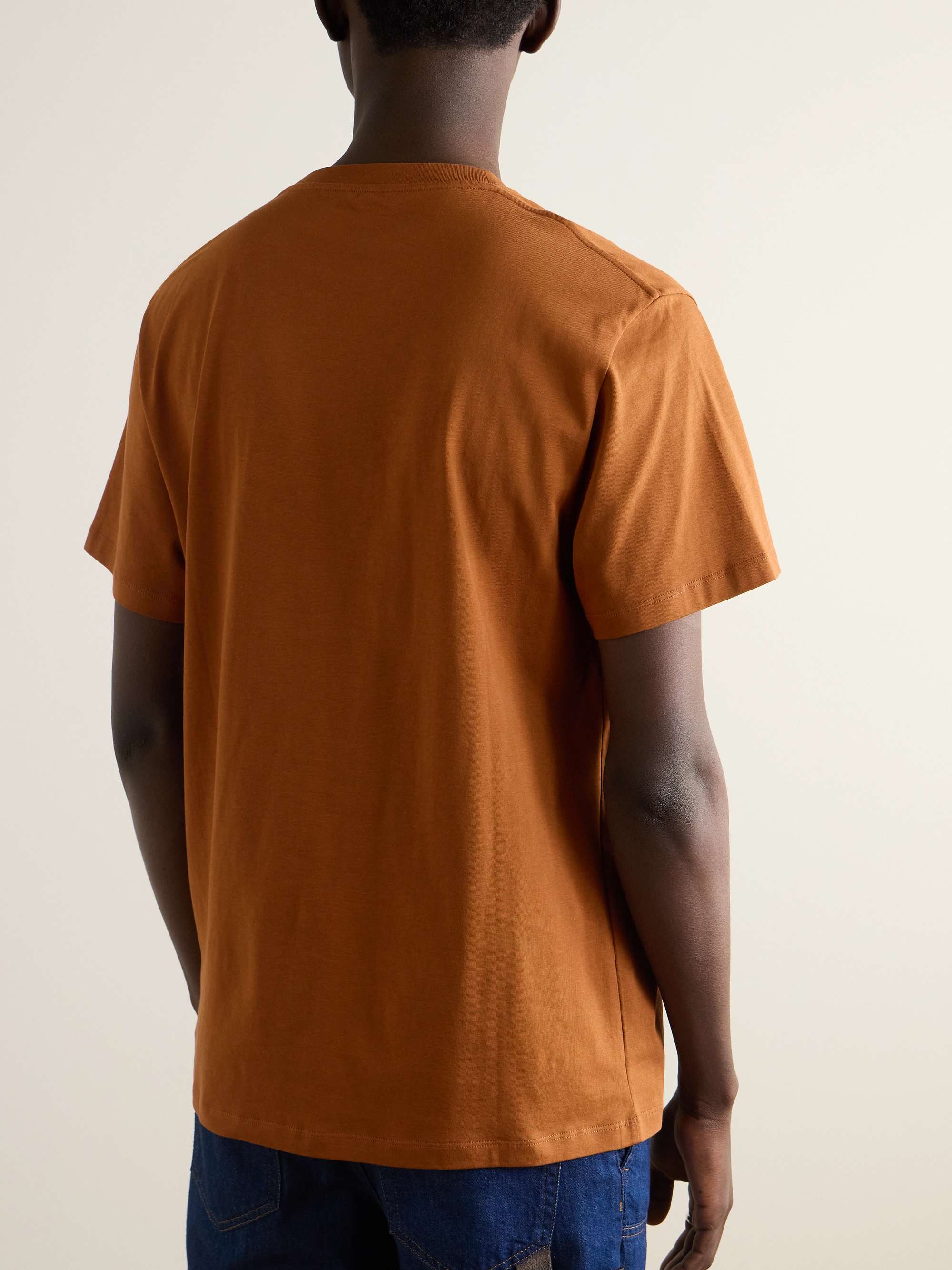 LOEWE Logo-Embroidered Cotton-Jersey T-Shirt