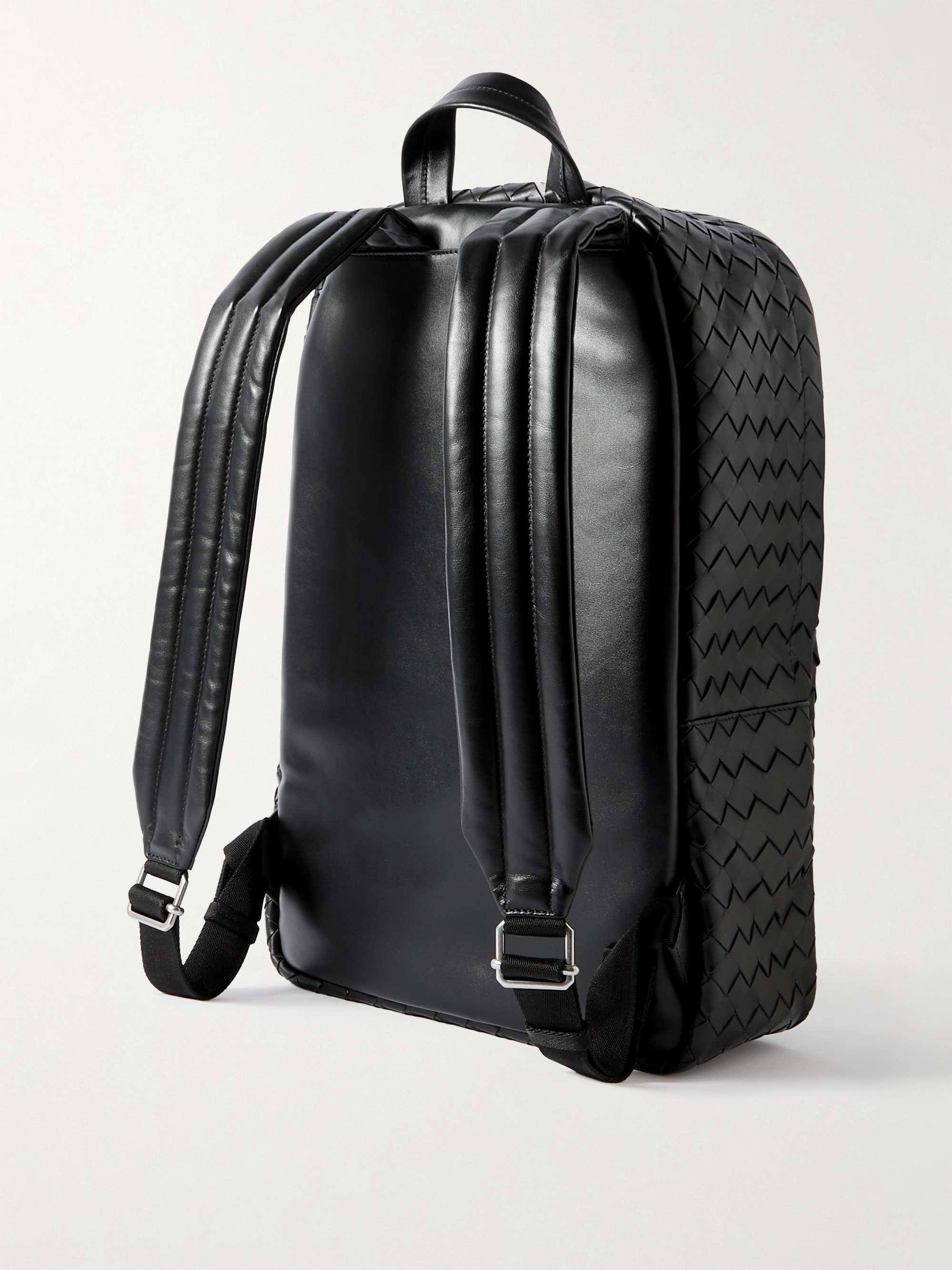 BOTTEGA VENETA Avenue Intrecciato Leather Backpack for Men | MR PORTER