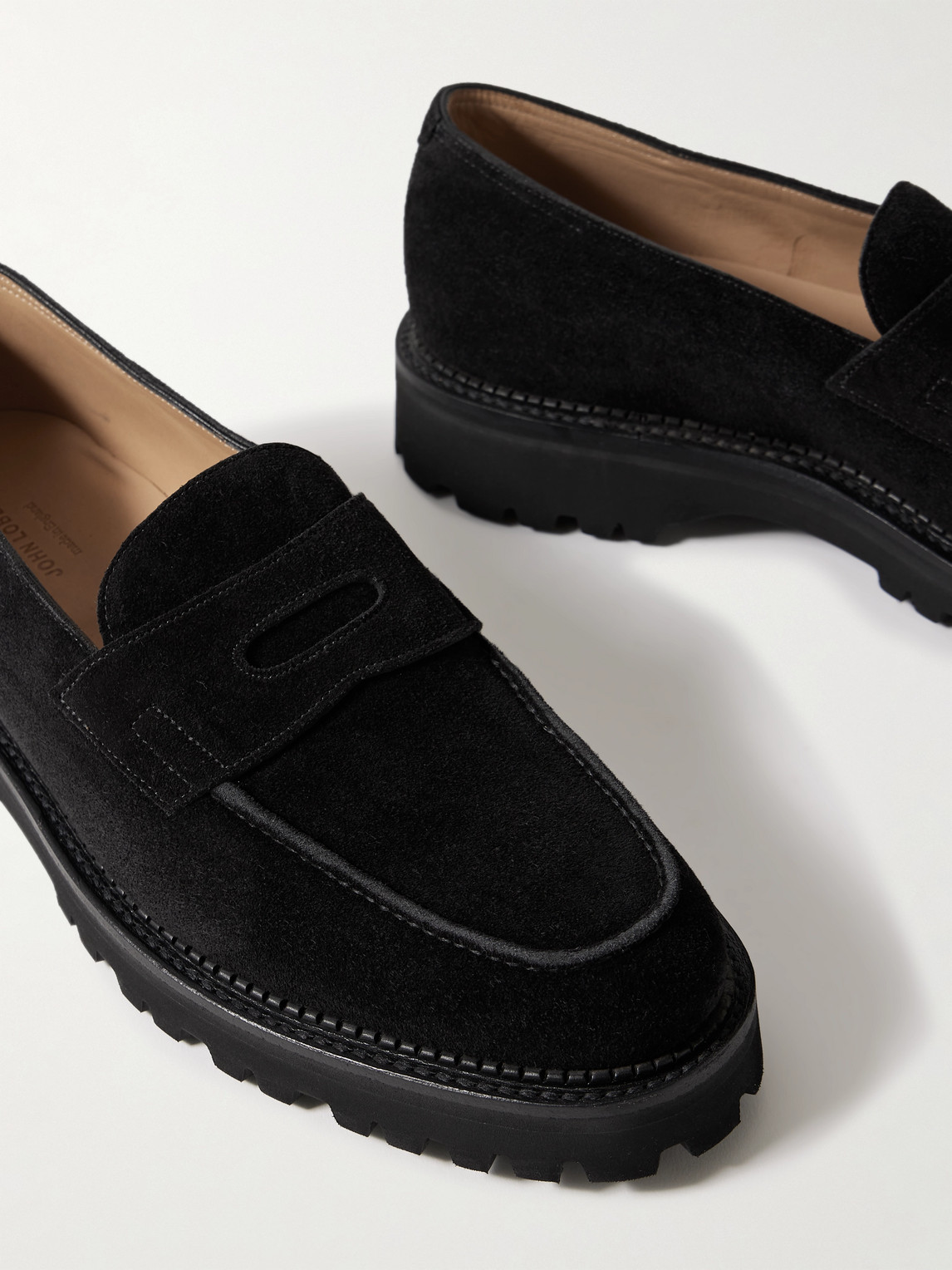 Lopez New Standard Suede Penny Loafers