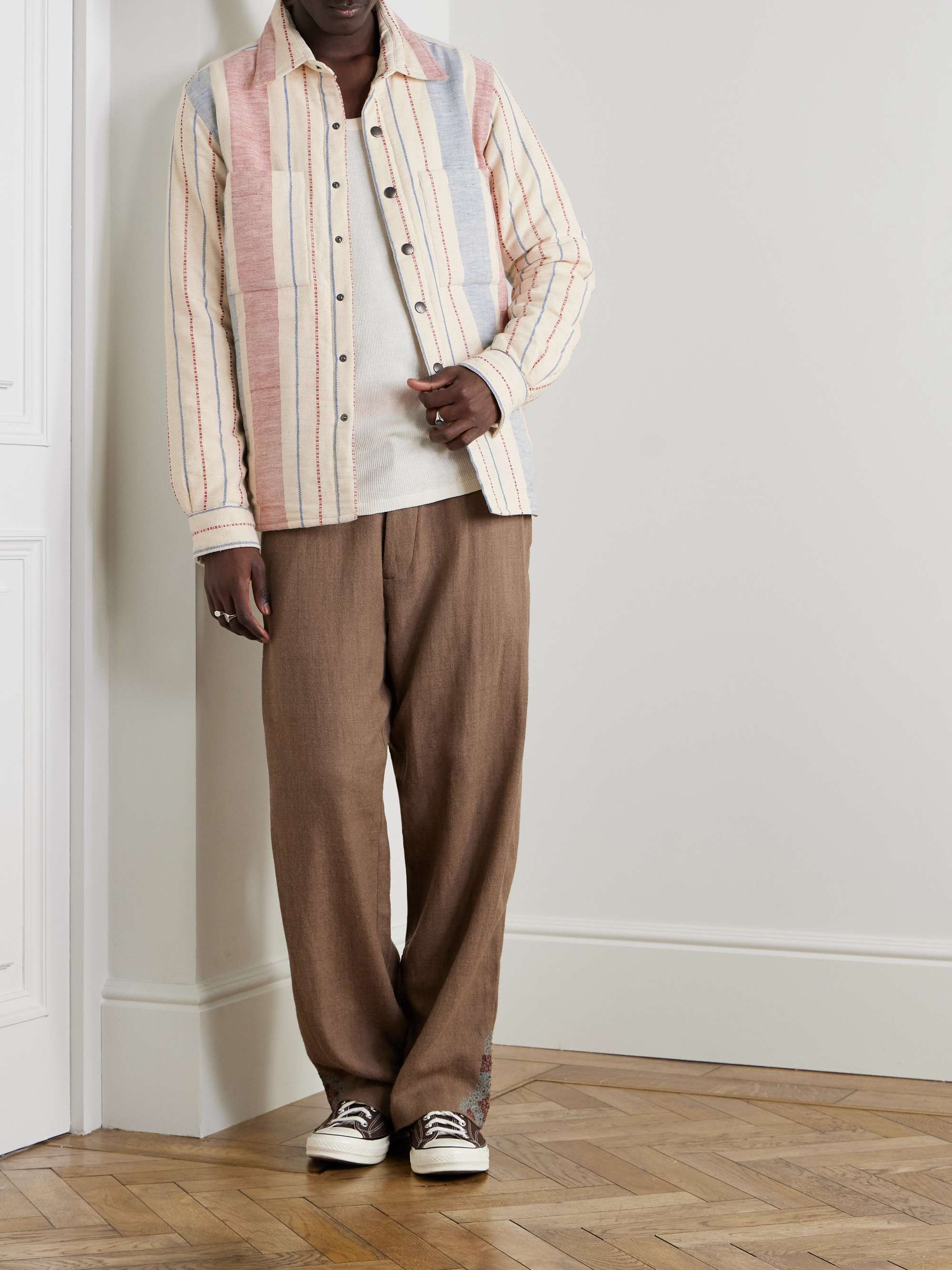 FRIZMWORKS Buddy Cropped Cotton-Blend Twill Harrington FRIZMWORKS Buddy Cropped Cotton-Blend Twill Harrington