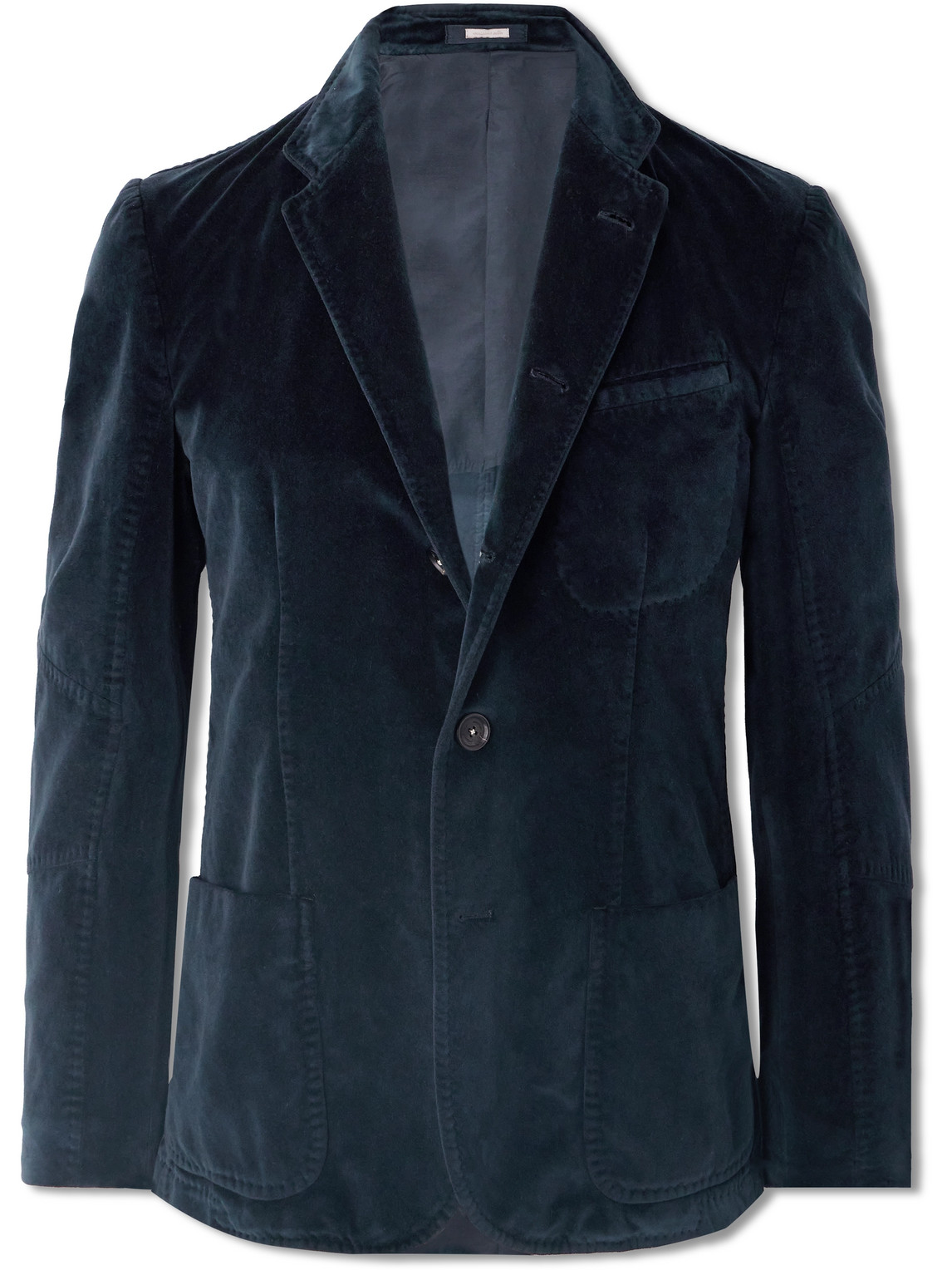 Cotton-Velvet Blazer
