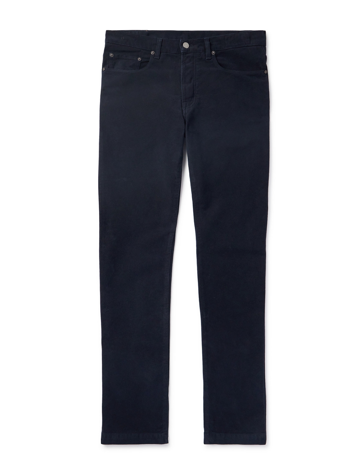 Alunga Slim-Fit Cotton-Moleskin Trousers