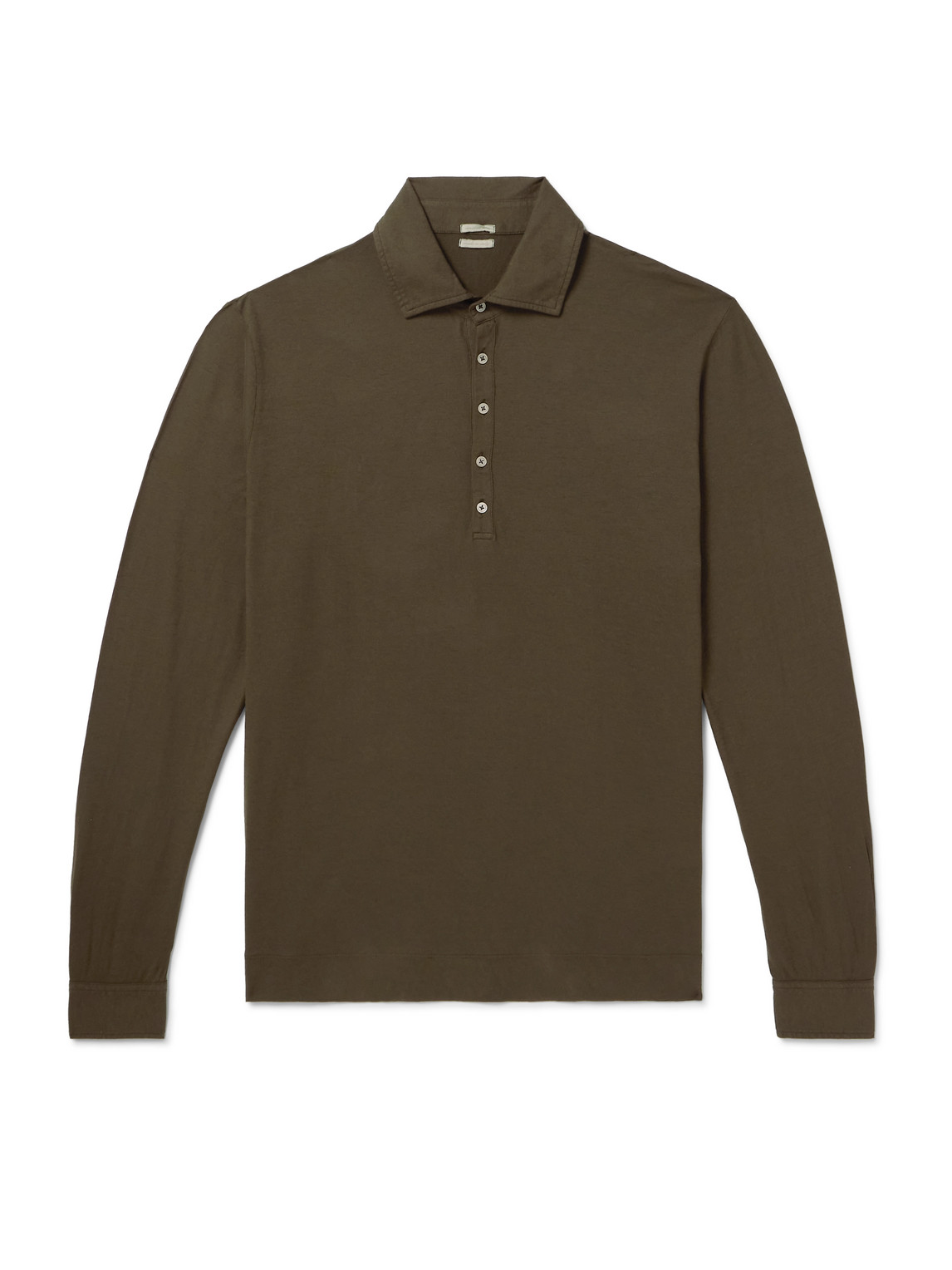 Ischia Cotton and Cashmere-Blend Jersey Polo Shirt