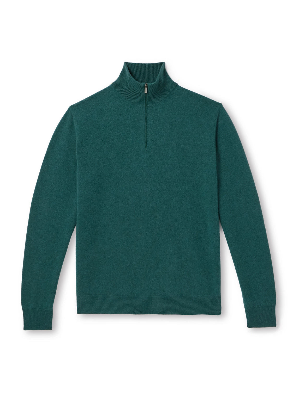 Liam Brushed Cashmere Half-Zip Sweater