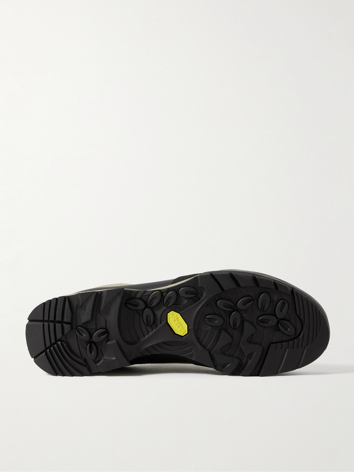 Roa Cingino Rubber-trimmed Microfibre Hiking Sneakers In Brown