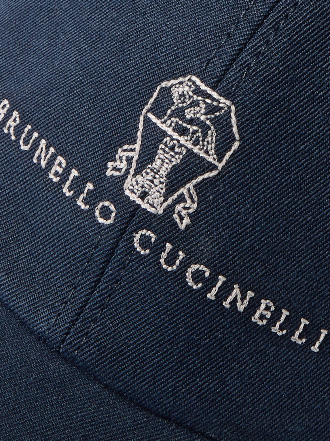 Brunello Cucinelli Logo-embroidered Baseball Cap In Blue