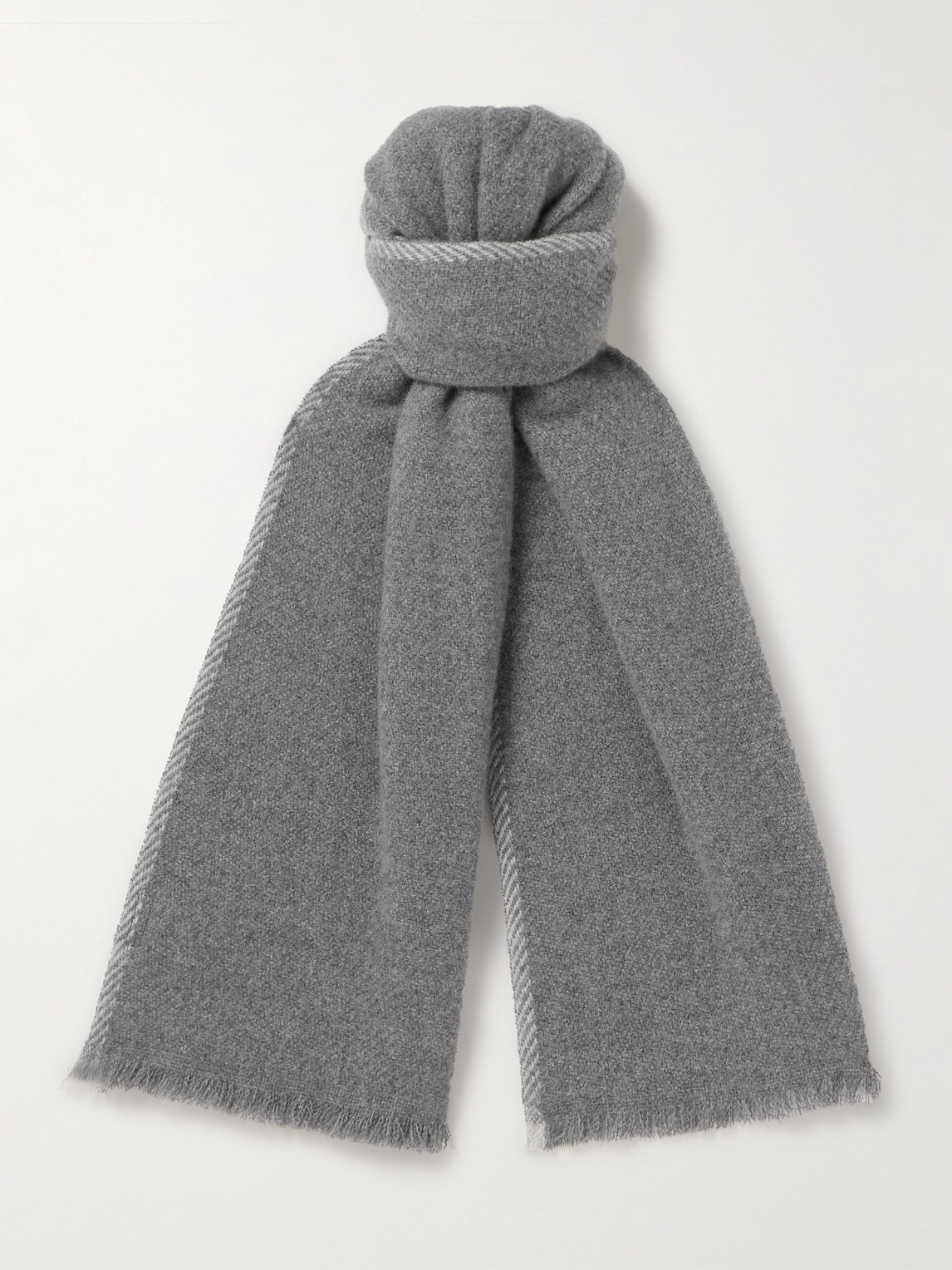 Brunello Cucinelli Frayed Cashmere Scarf - Men