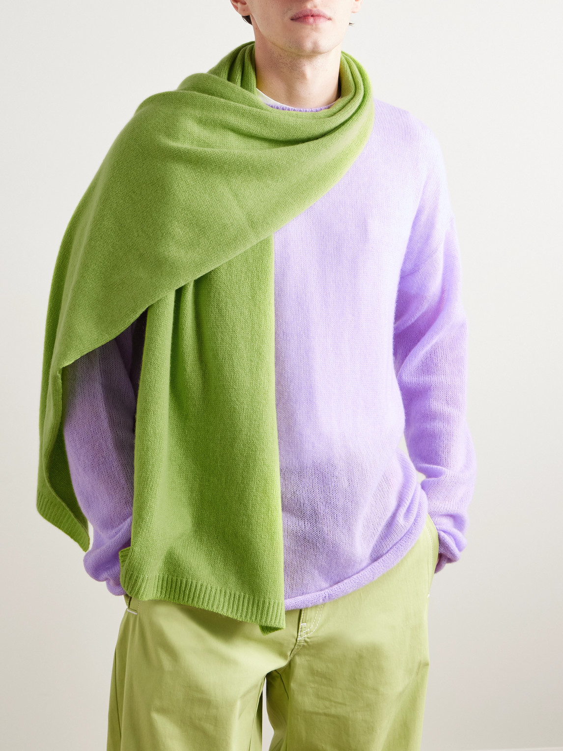 THE ELDER STATESMAN CASHMERE SCARF