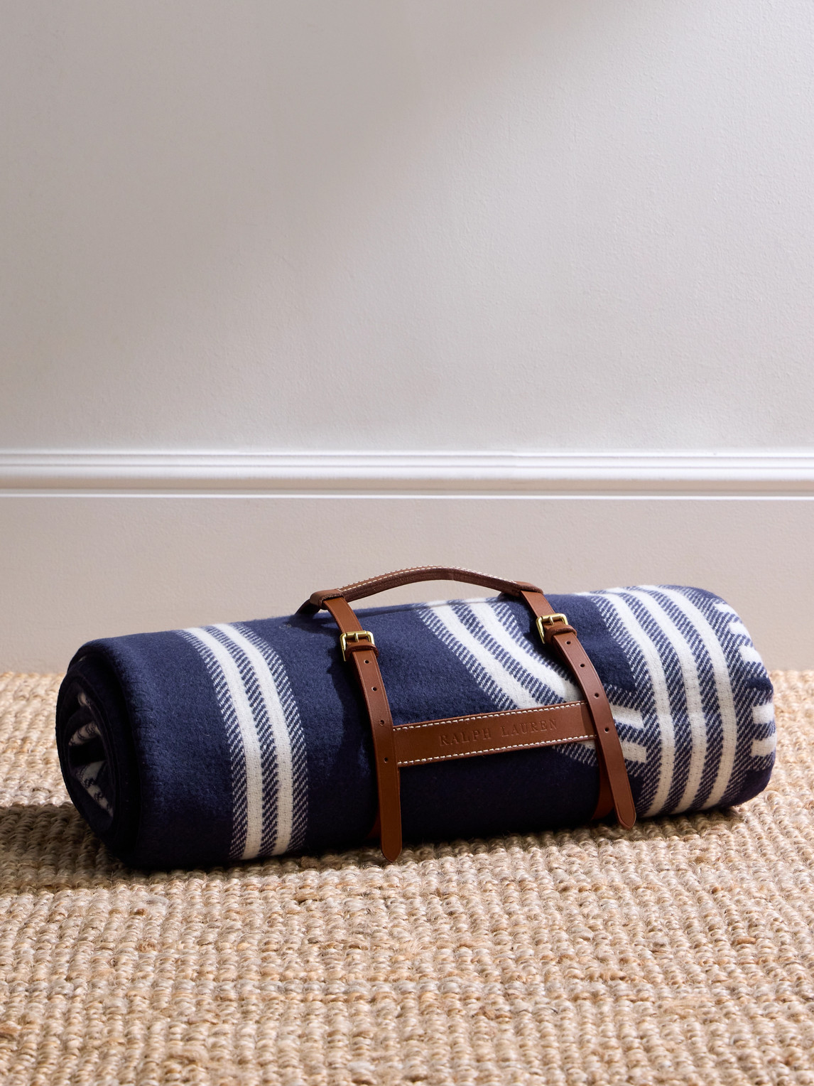 Ralph Lauren Home Berken Merino Wool And Cashmere-blend Jacquard Blanket