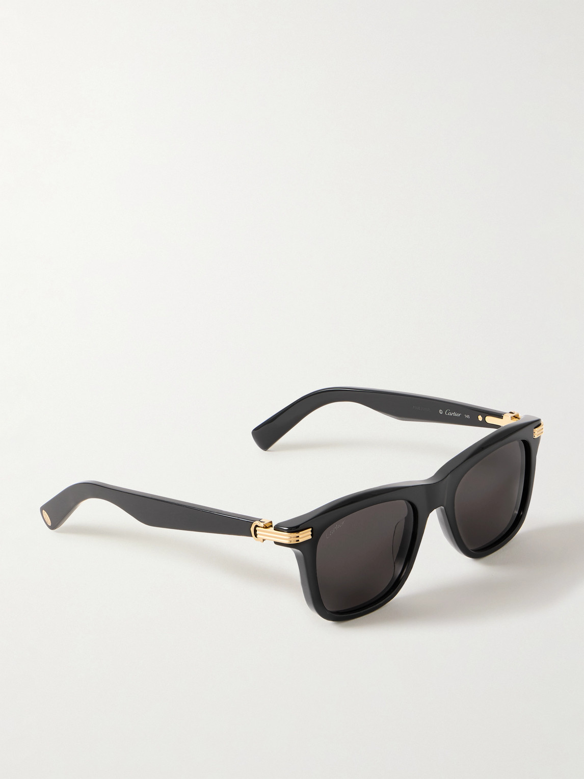Cartier D- Frame Acetate Sunglasses In Black