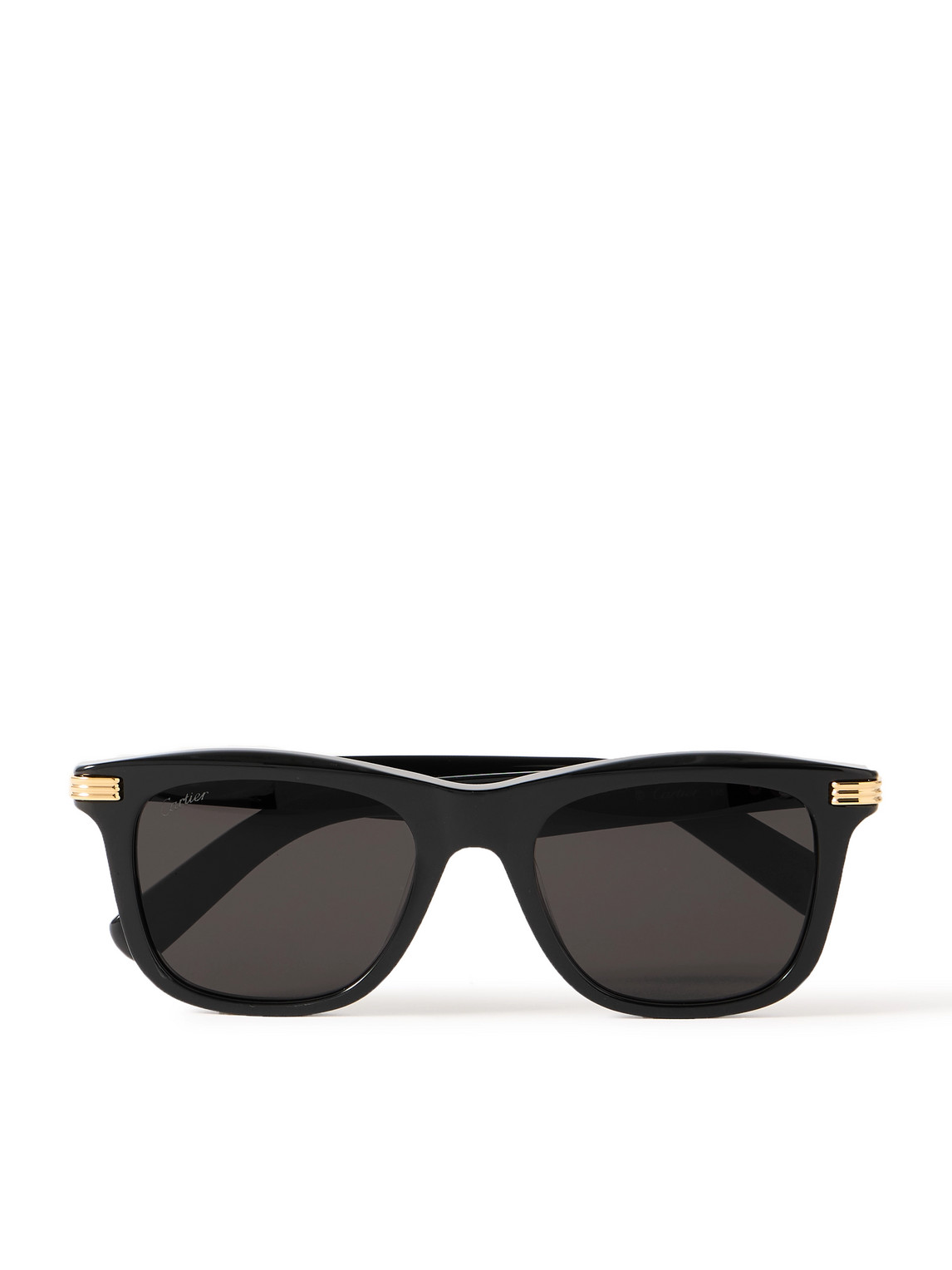Cartier D- Frame Acetate Sunglasses In Black