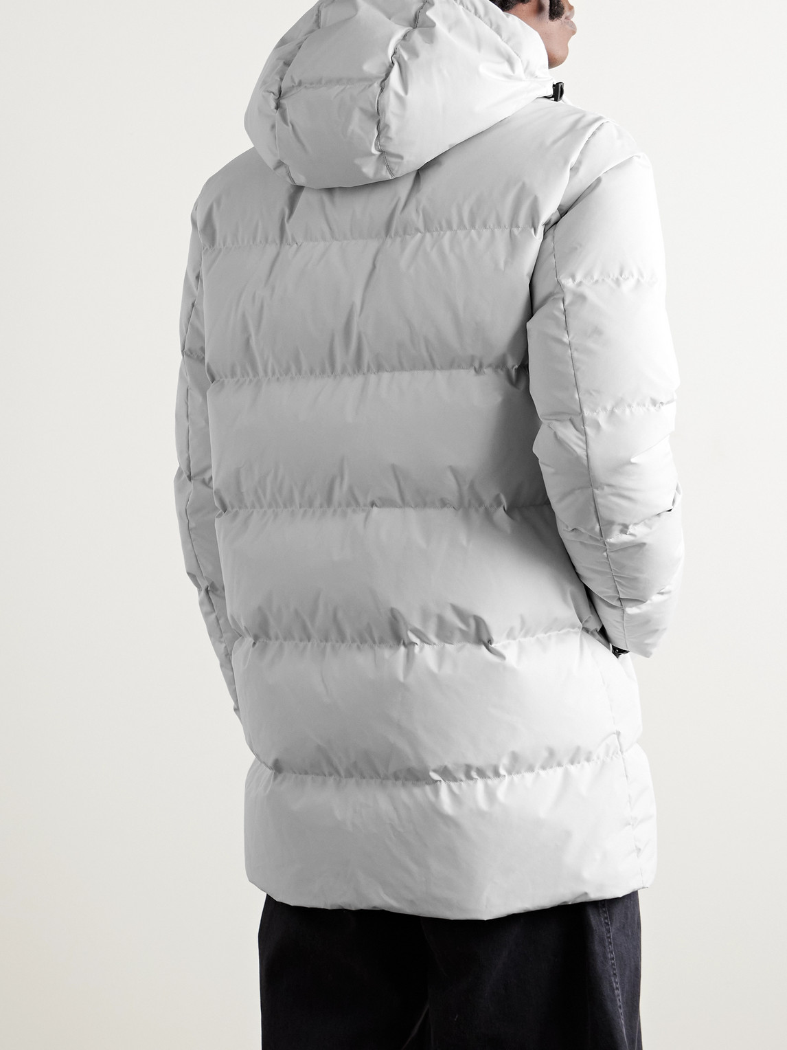 HERNO LAMINAR LAMINAR QUILTED GORE-TEX HOODED DOWN JACKET