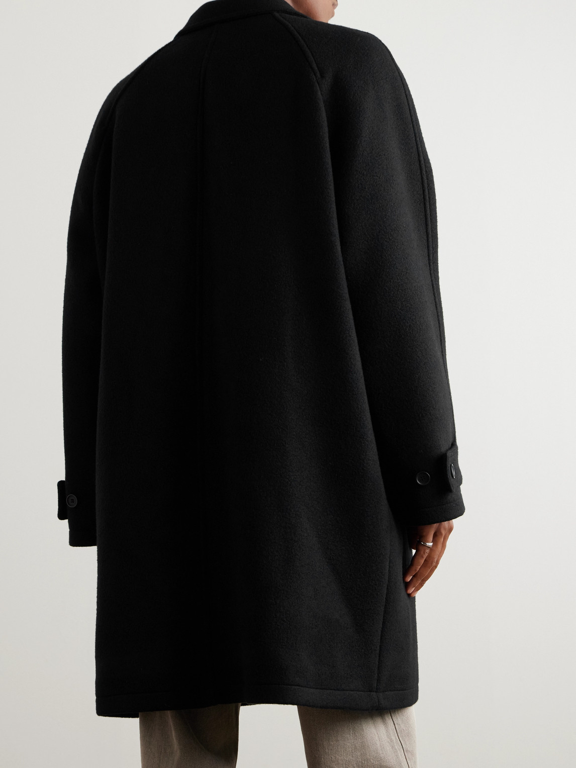 MFPEN ACCESSION BRUSHED RECYCLED-WOOL COAT