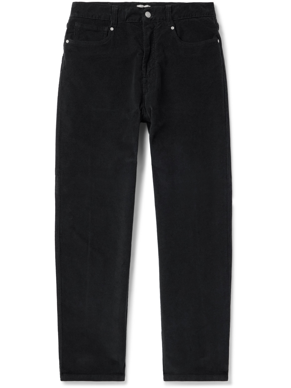 Ken Slim-Fit Straight-Leg Stretch-Cotton Corduroy Trousers
